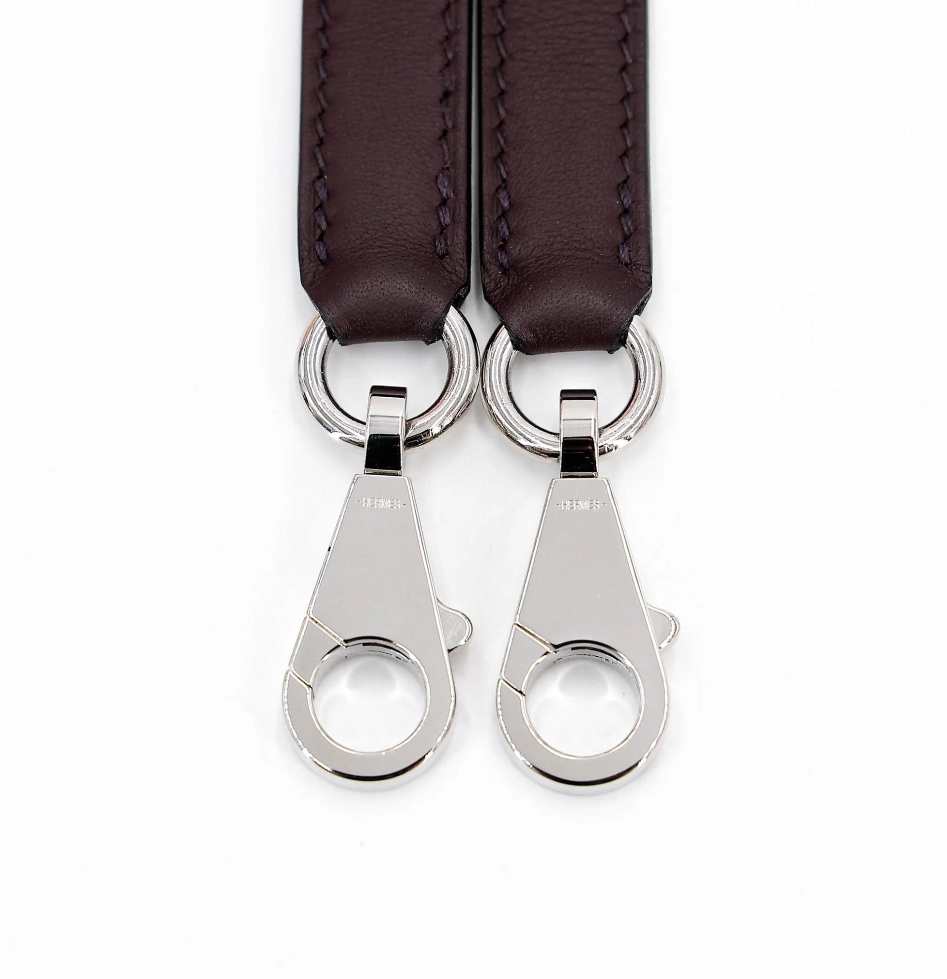Excellent ( Rank SA ) HERMÈS Limited Edition Kelly 28 Sellier Rouge Sellier (0G) Toile Quadrille canvas Swift Palladium hardware U (2022) - 23