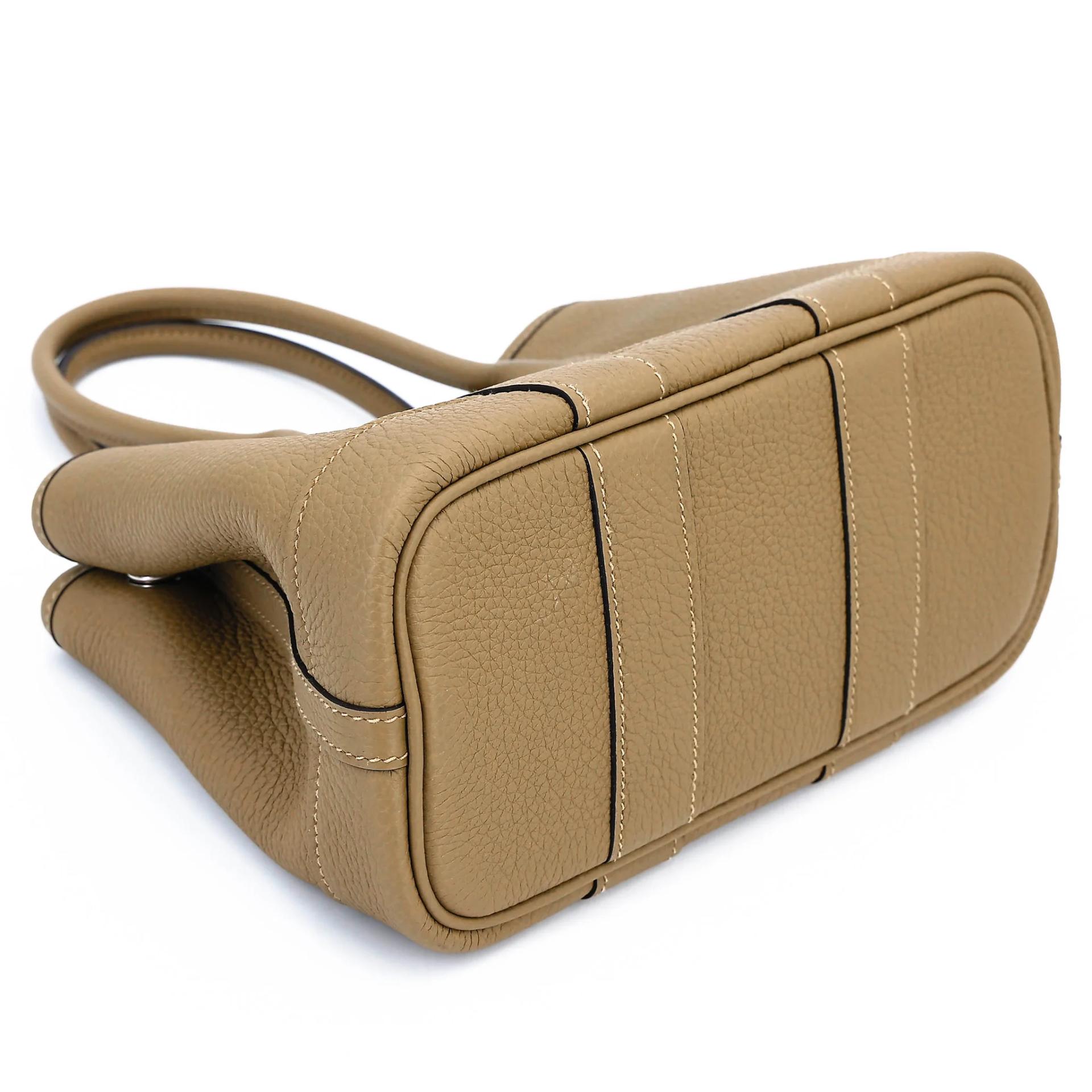 Brand New ( Rank N ) HERMÈS Neo Garden Party 23 Dune (2D) Negonda Palladium hardware G (2026) - 5