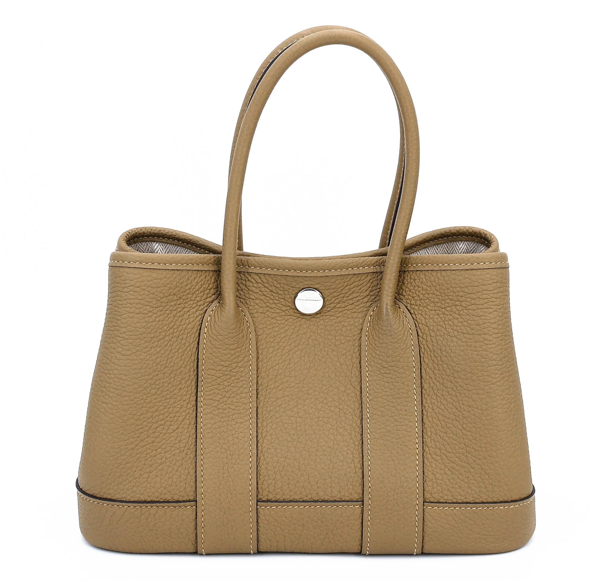 Brand New ( Rank N ) HERMÈS Neo Garden Party 23 Dune (2D) Negonda Palladium hardware G (2026) - 2