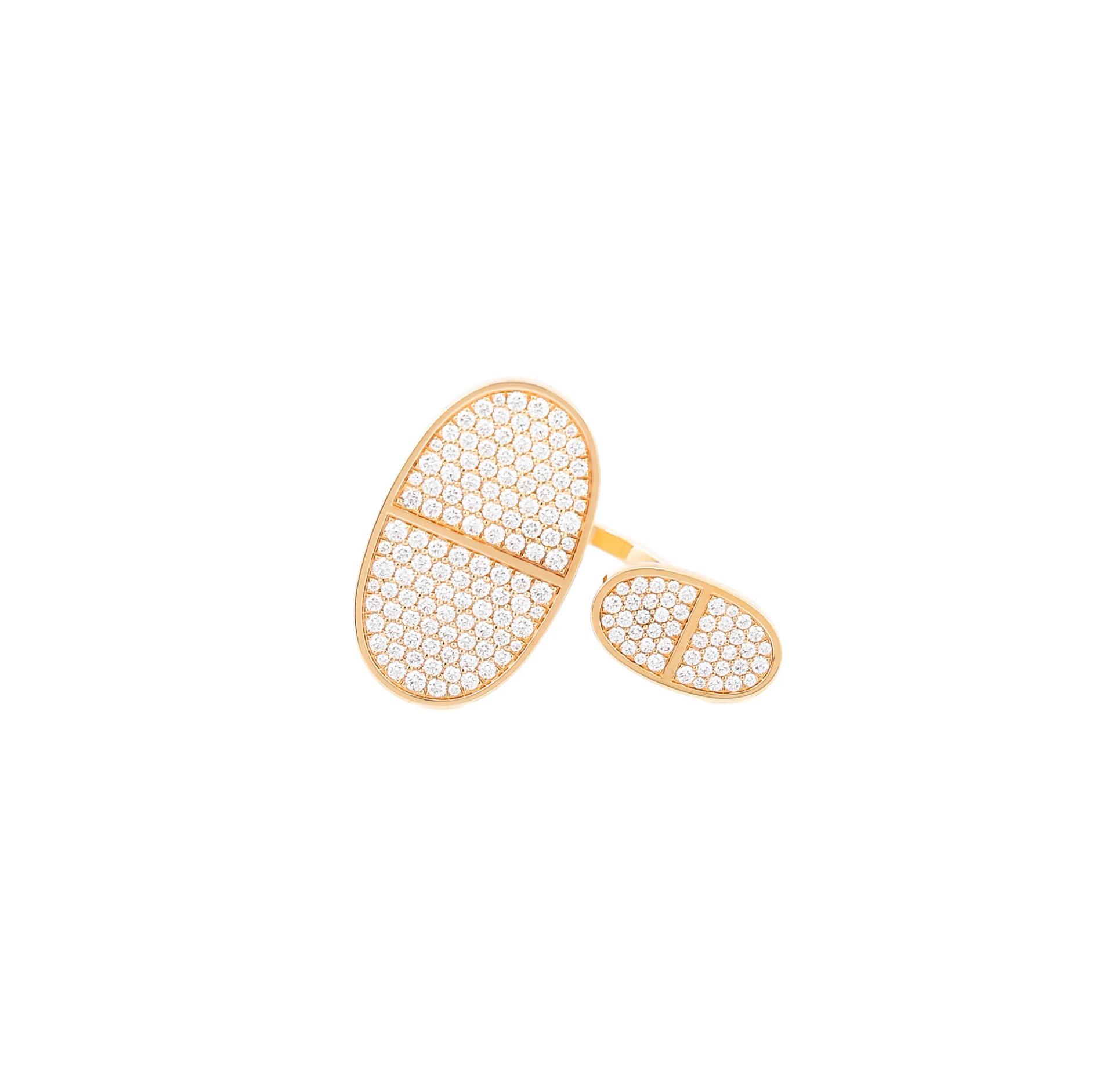 Chaine d'ancre Vers Ring #53 Rose Gold