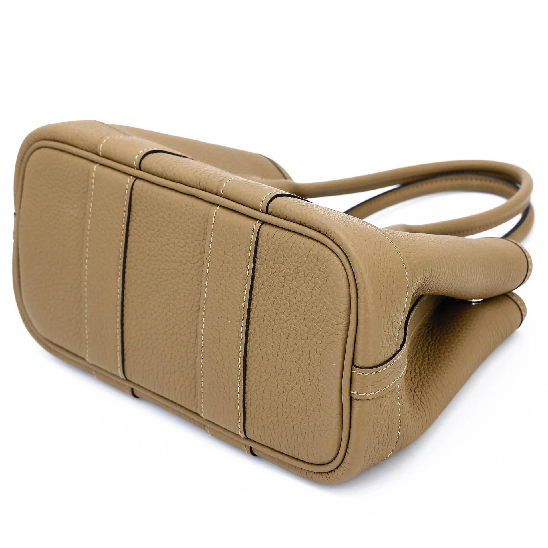 Brand New ( Rank N ) HERMÈS Neo Garden Party 23 Dune (2D) Negonda Palladium hardware G (2026) - 4