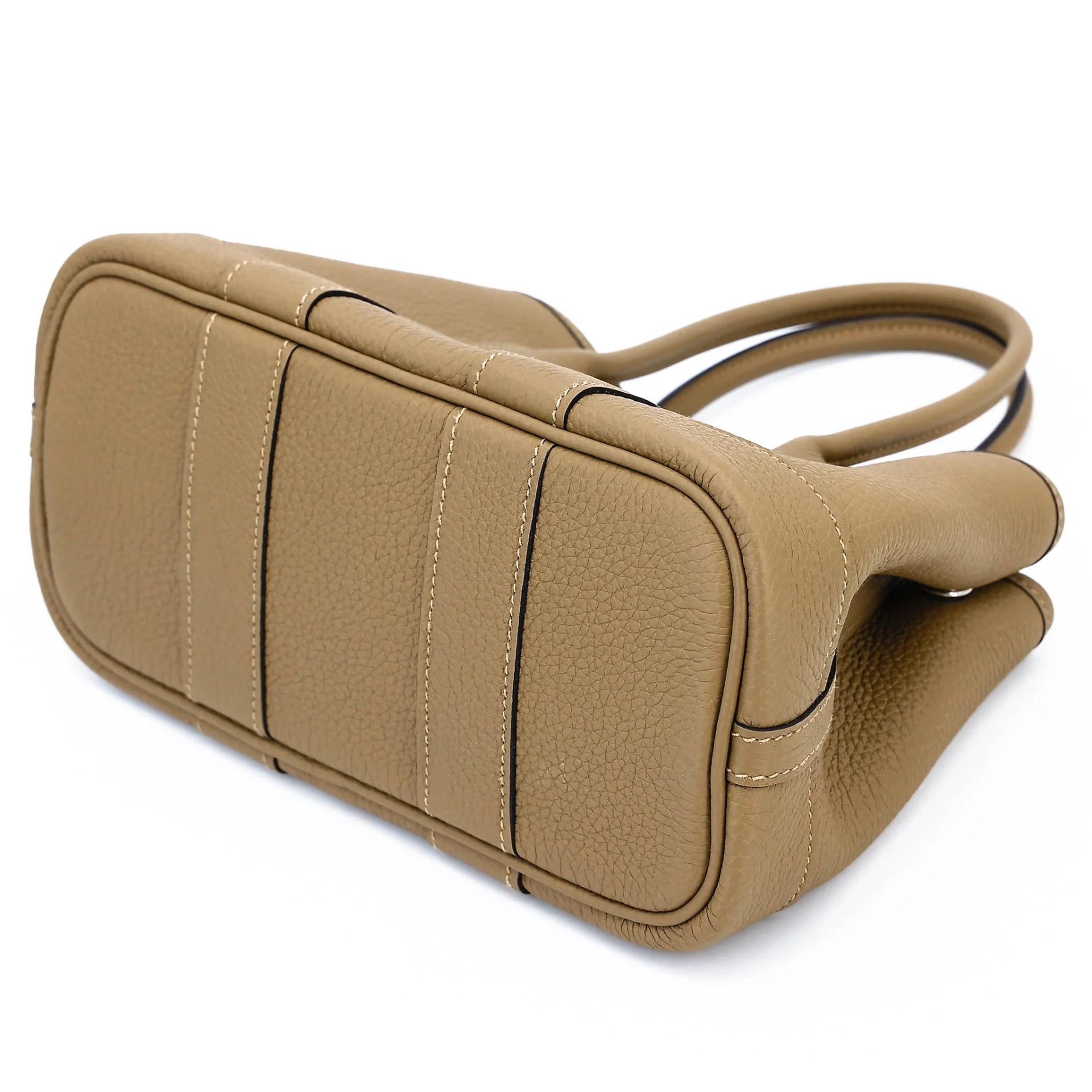 Brand New ( Rank N ) HERMÈS Neo Garden Party 23 Dune (2D) Negonda Palladium hardware G (2026) - 6
