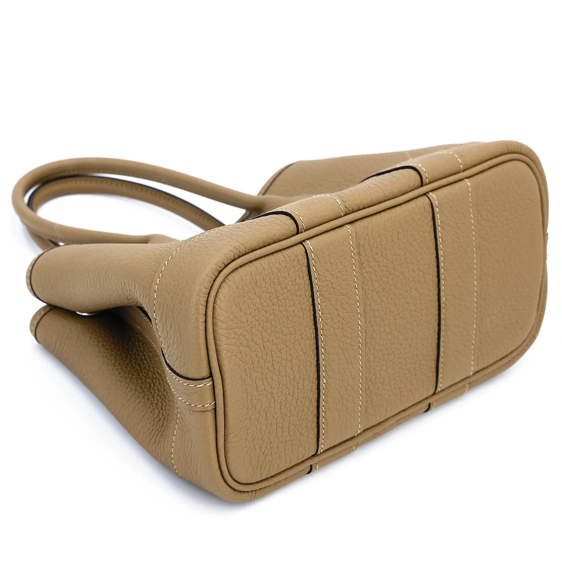 Brand New ( Rank N ) HERMÈS Neo Garden Party 23 Dune (2D) Negonda Palladium hardware G (2026) - 7