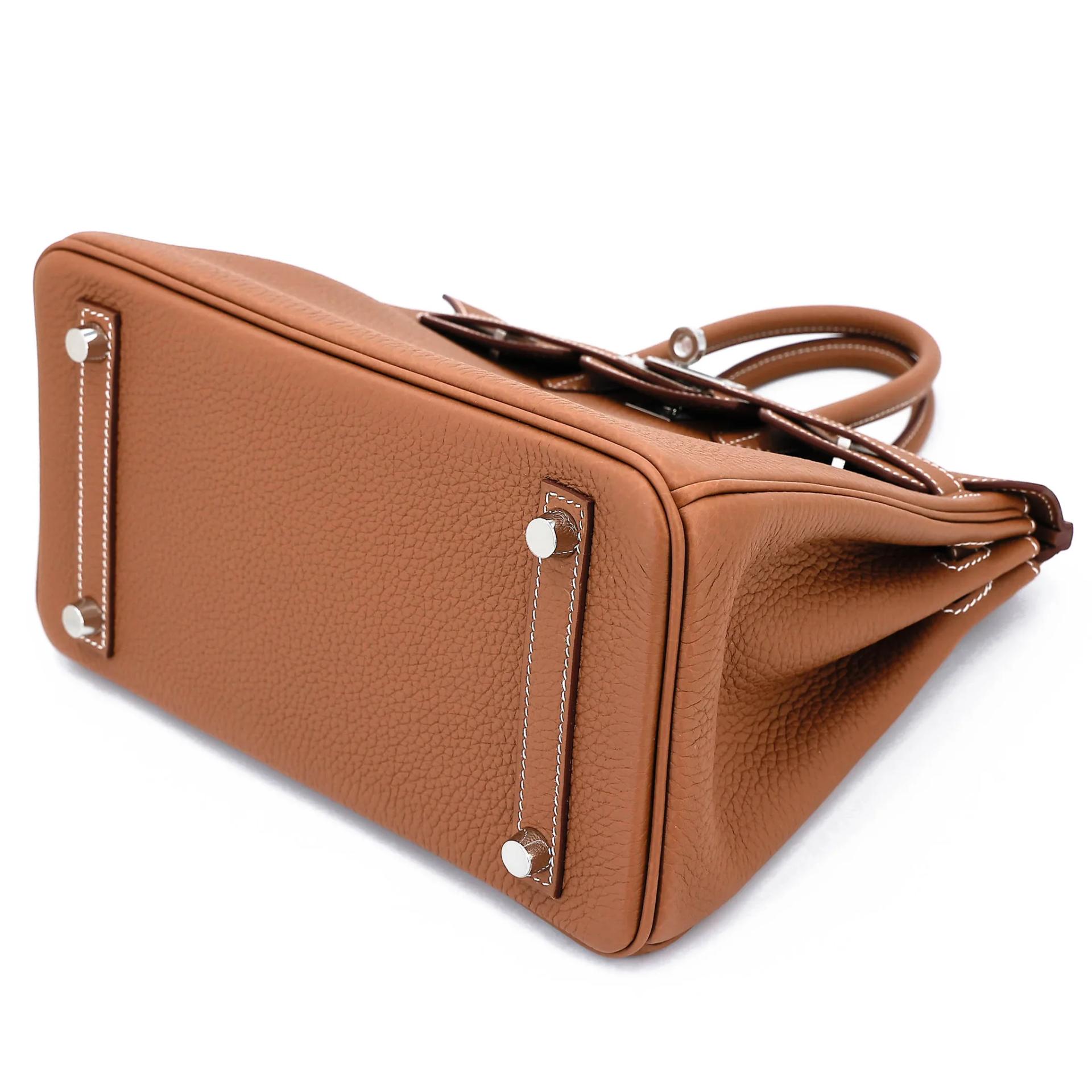 Brand New ( Rank N ) HERMÈS Birkin 25 Gold (37) Togo Palladium hardware G (2026) - 4