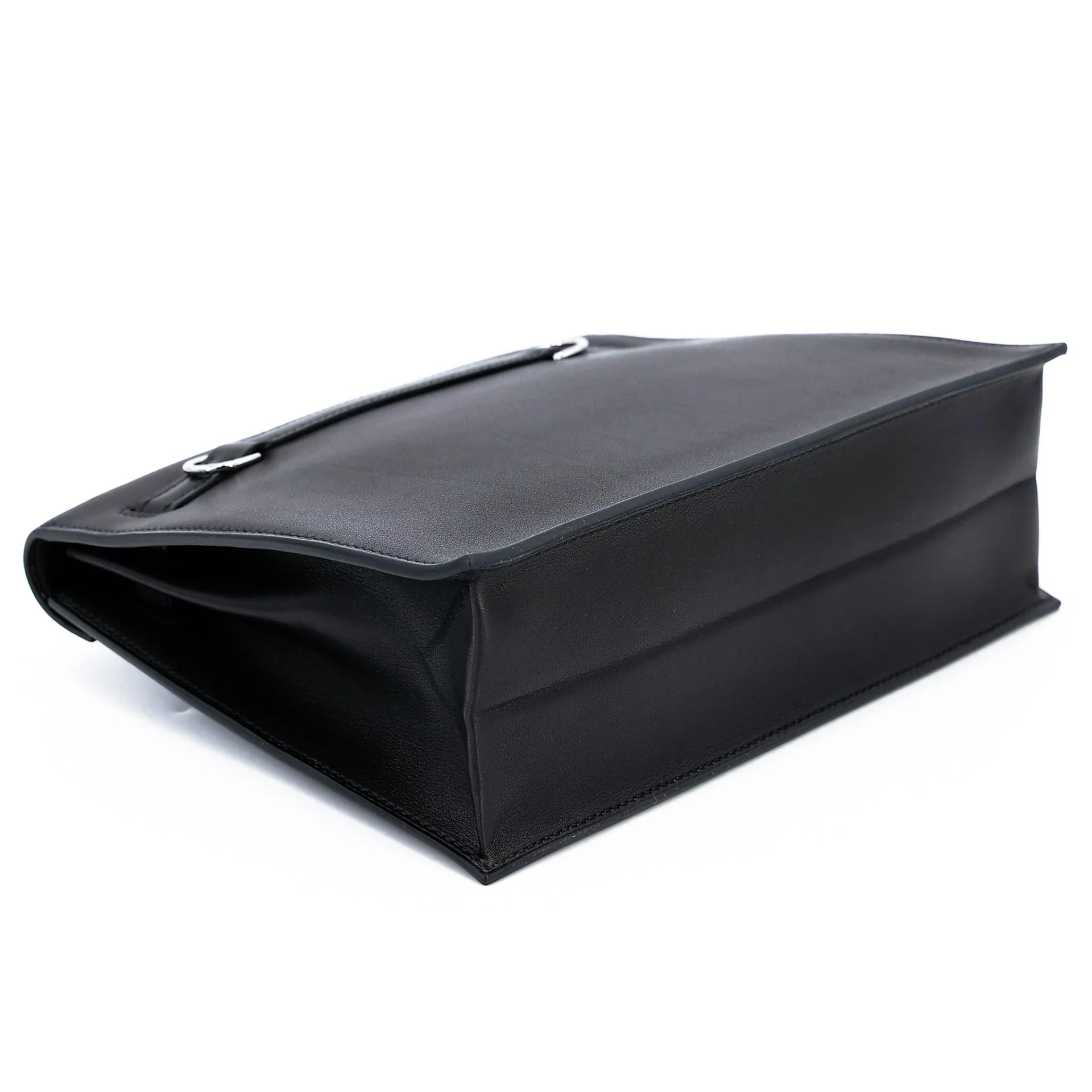 Brand New ( Rank N ) HERMÈS Kelly Danse Noir (89) Volupto calfskin Palladium hardware G (2026) - 6