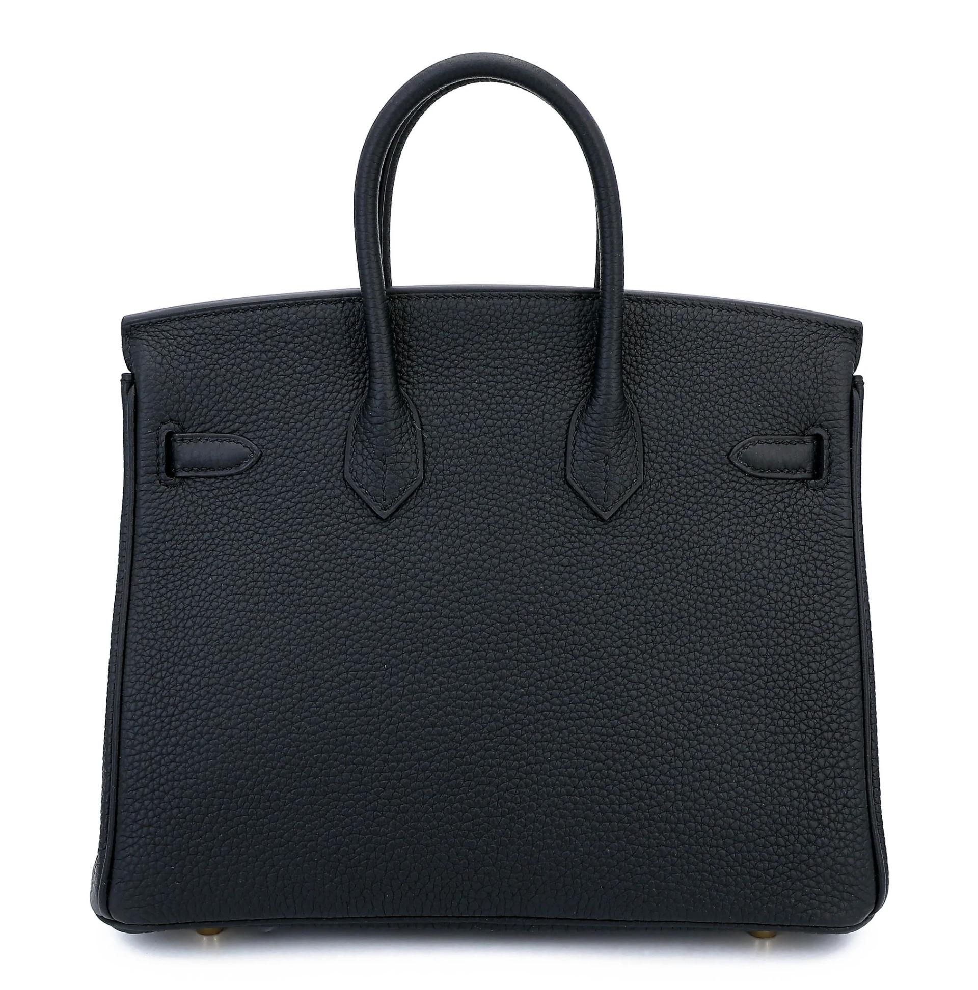 Brand New ( Rank N ) HERMÈS Birkin 25 Noir (89) Togo Gold hardware K (2025) - 2