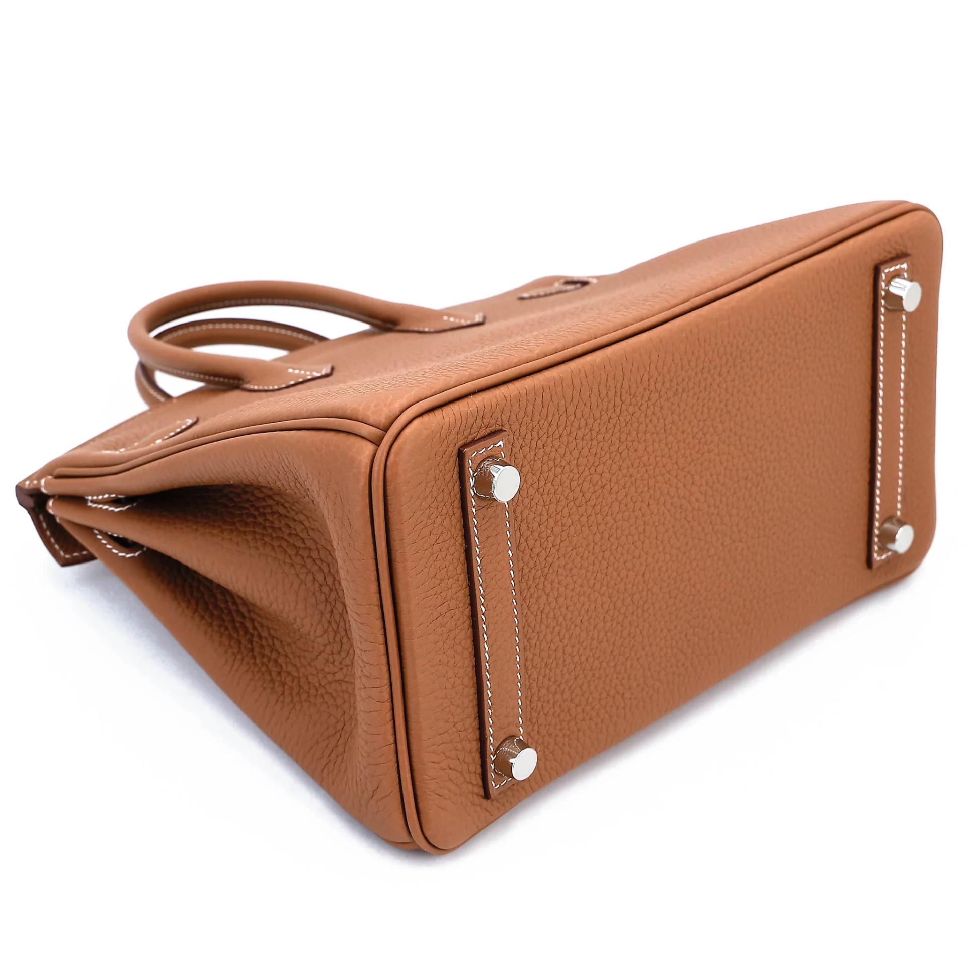 Brand New ( Rank N ) HERMÈS Birkin 25 Gold (37) Togo Palladium hardware G (2026) - 7