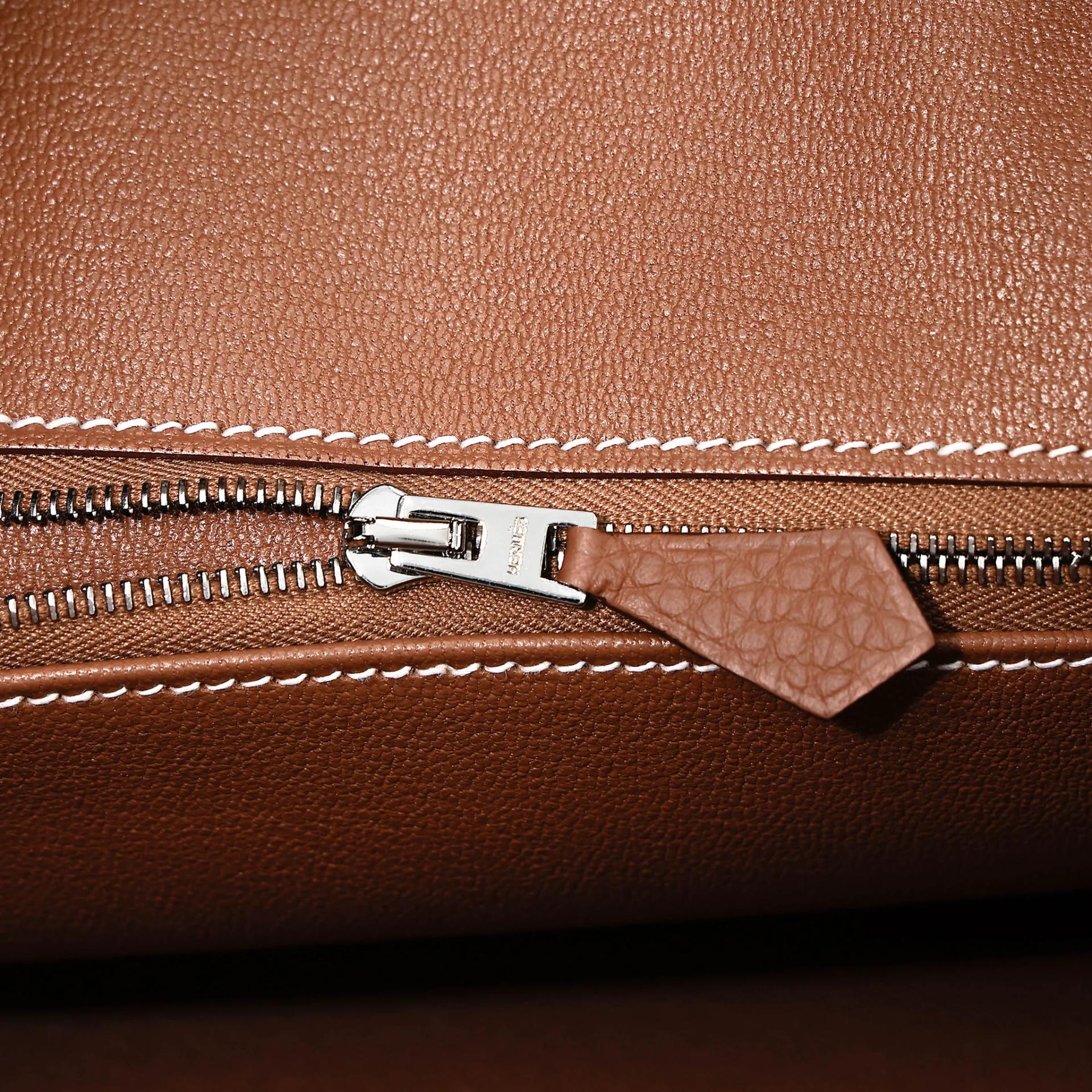 Brand New ( Rank N ) HERMÈS Birkin 25 Gold (37) Togo Palladium hardware G (2026) - 11
