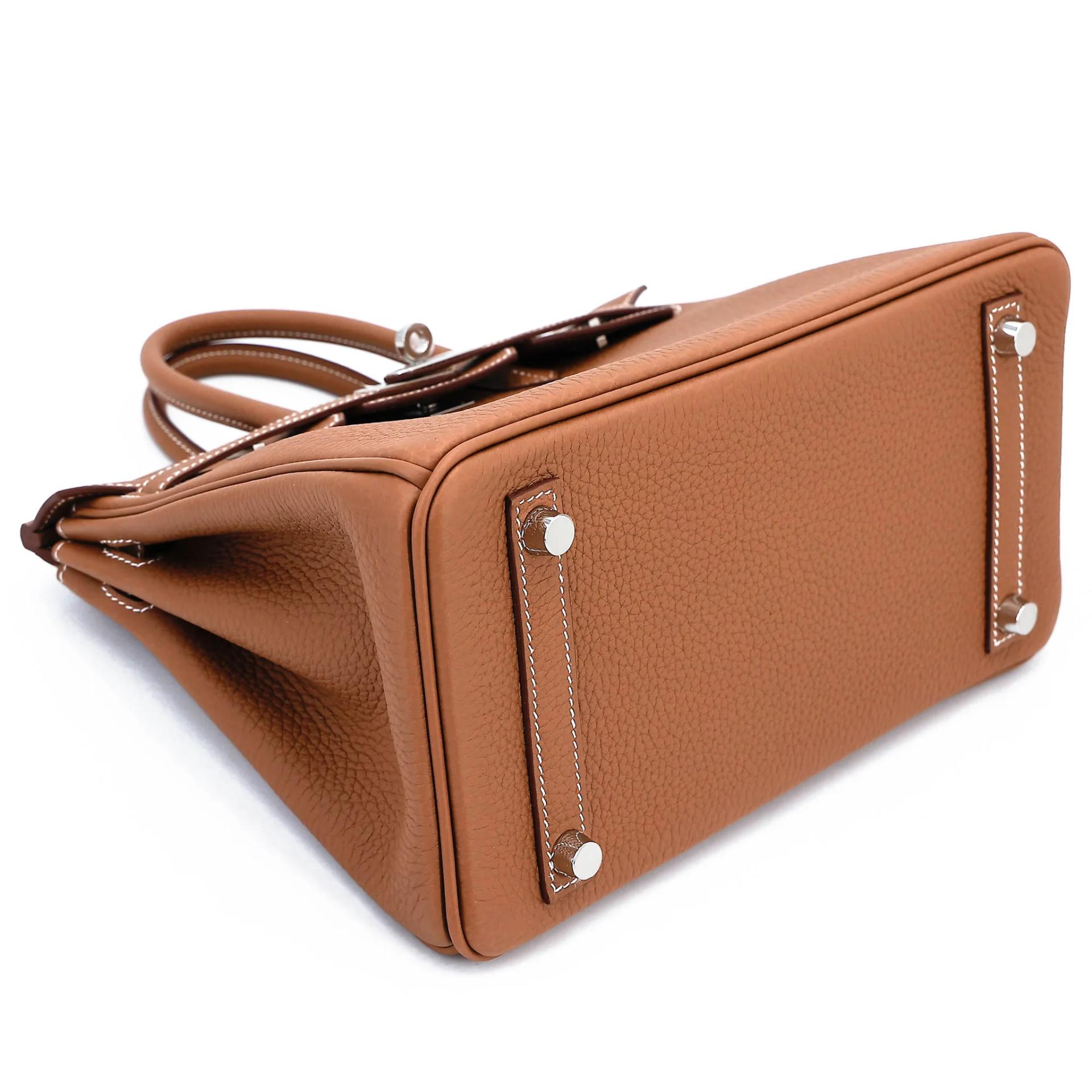 Brand New ( Rank N ) HERMÈS Birkin 25 Gold (37) Togo Palladium hardware G (2026) - 5