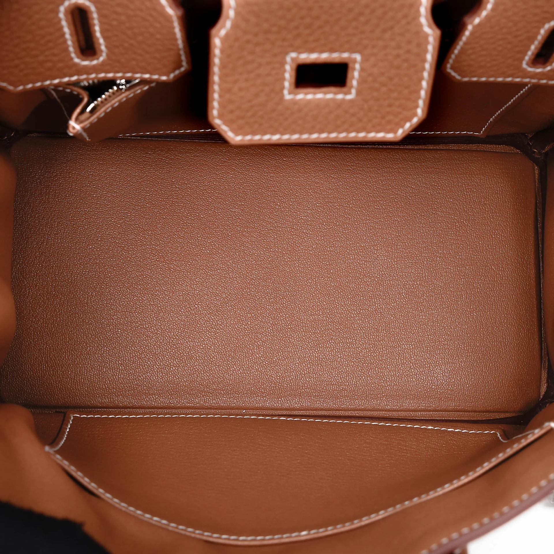 Brand New ( Rank N ) HERMÈS Birkin 25 Gold (37) Togo Palladium hardware G (2026) - 16