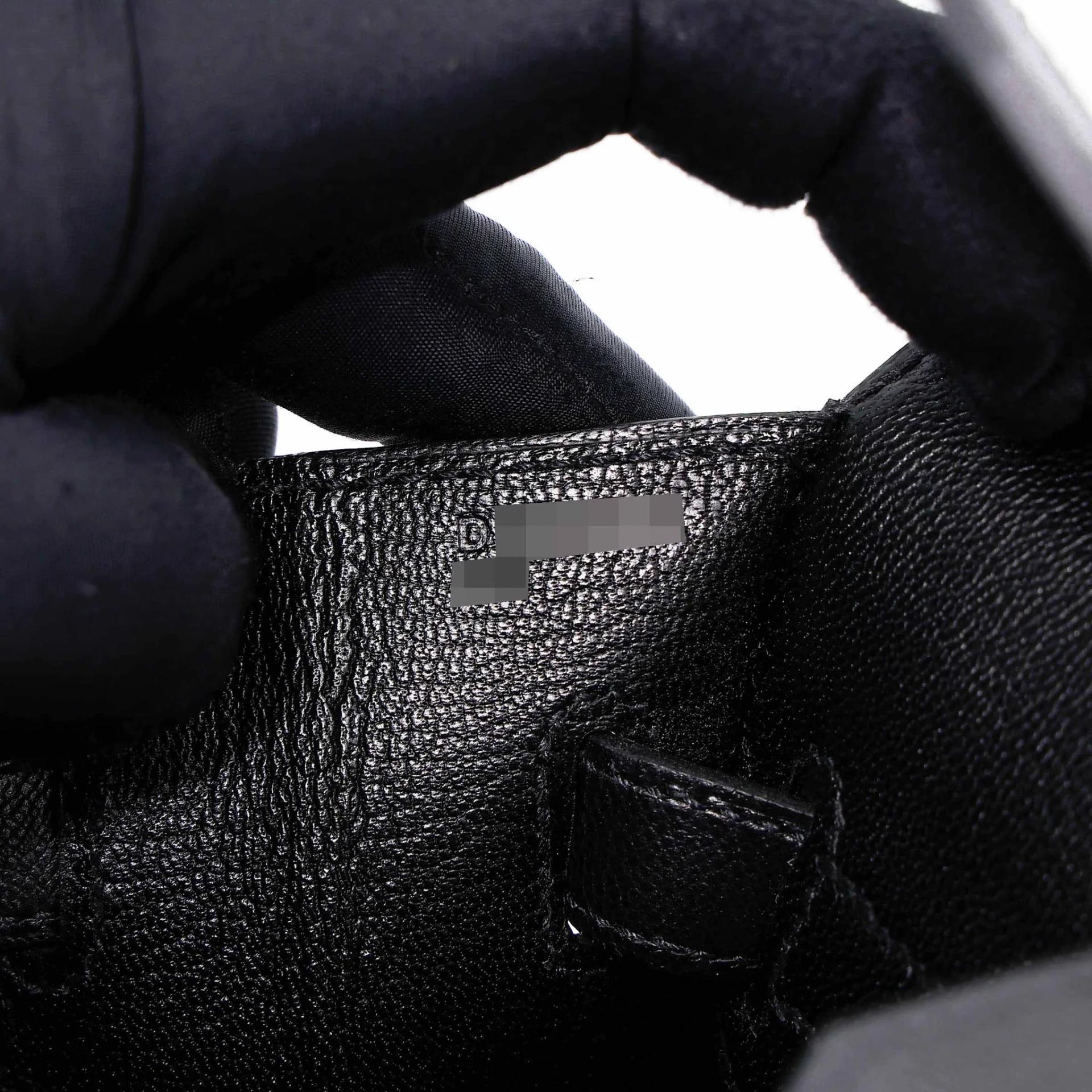 Very Good ( Rank A) HERMÈS Birkin 30 Sellier Noir (89) Madame Gold hardware D (2019) - 25
