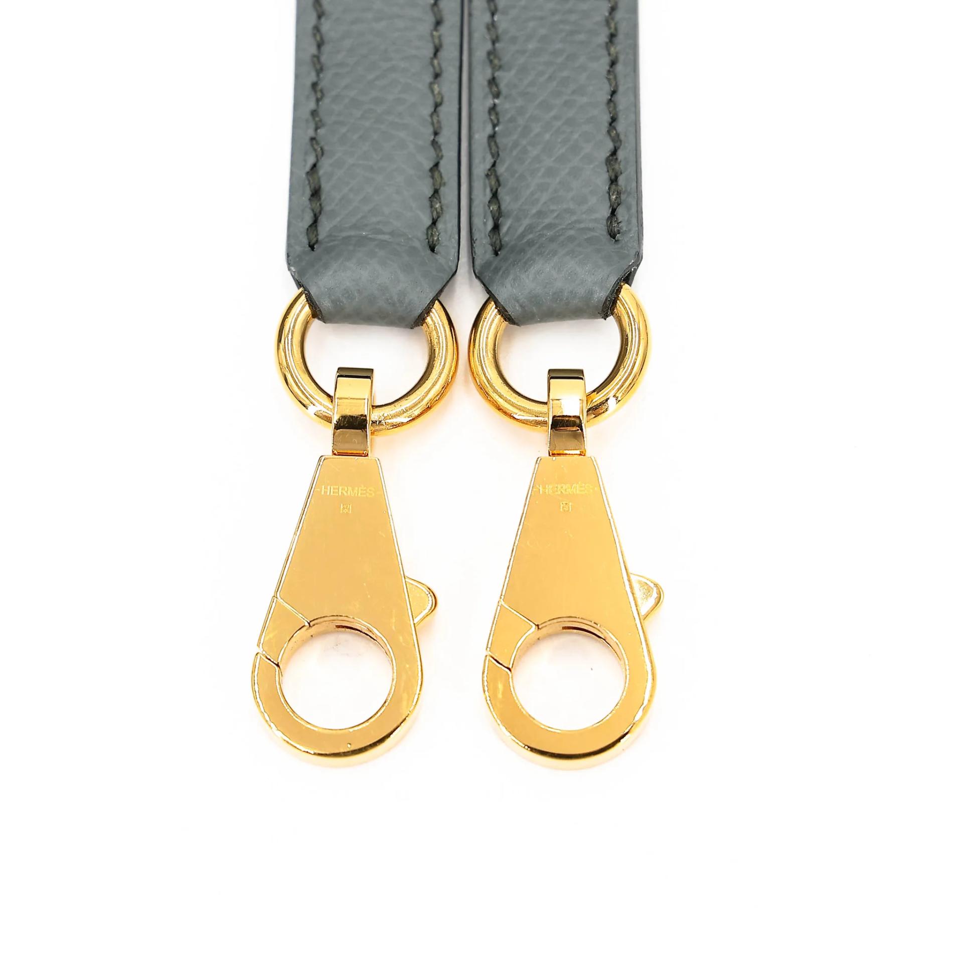 Very Good ( Rank A) HERMÈS Kelly 28 Sellier Vert Amande (63) Epsom Gold hardware D (2019) - 30