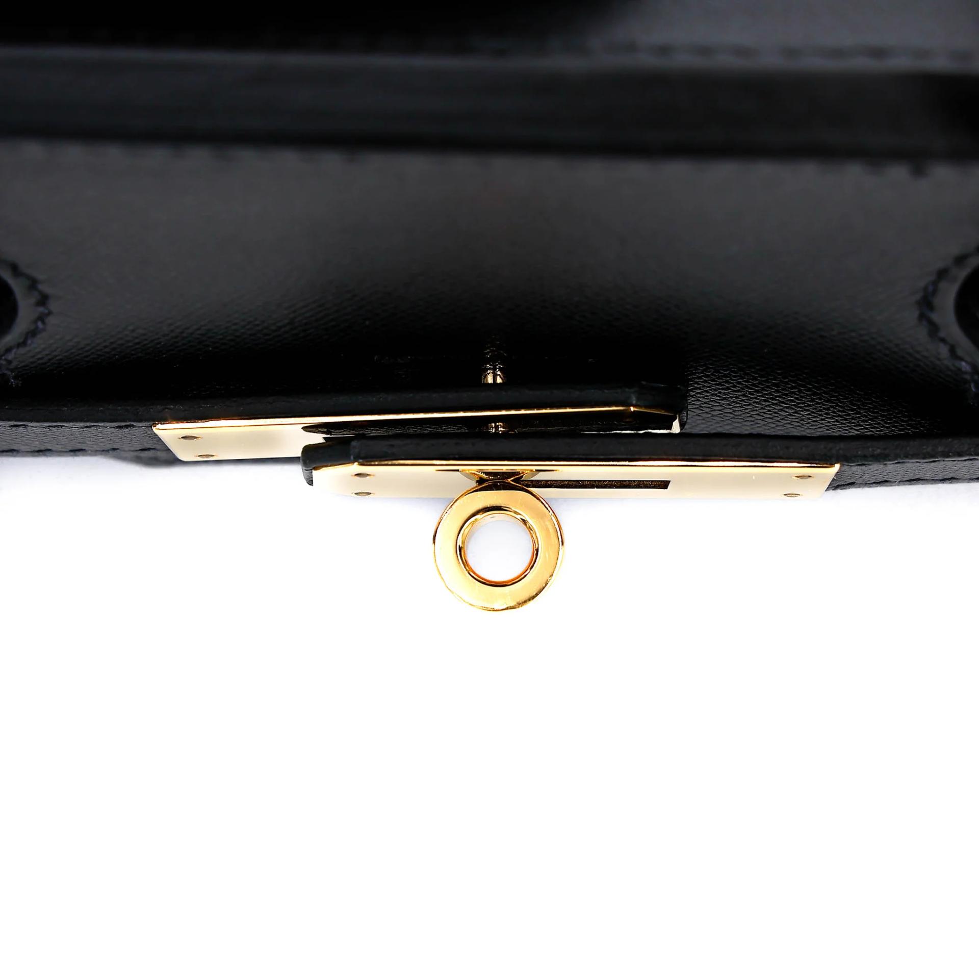 Very Good ( Rank A) HERMÈS Birkin 30 Sellier Noir (89) Madame Gold hardware D (2019) - 20