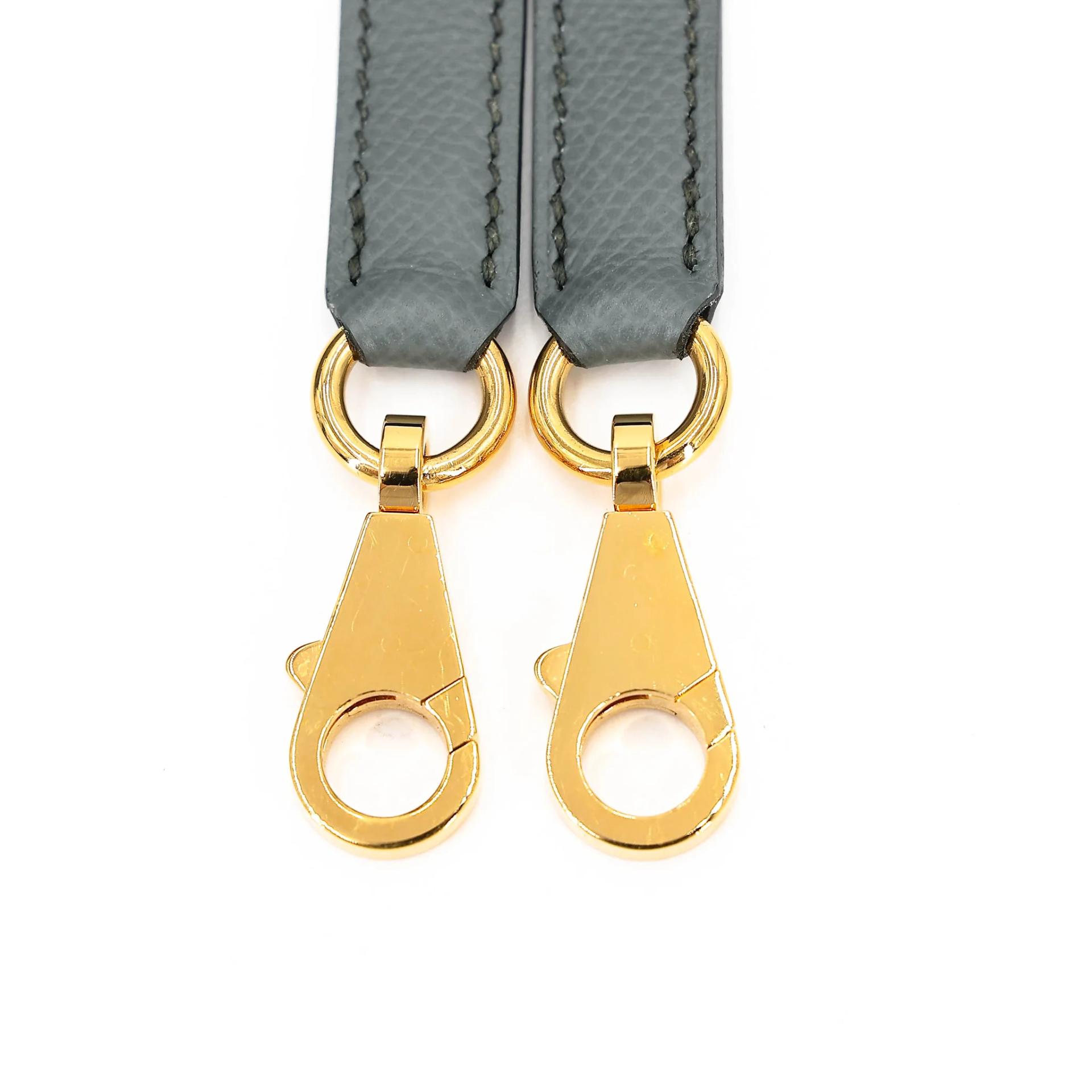Very Good ( Rank A) HERMÈS Kelly 28 Sellier Vert Amande (63) Epsom Gold hardware D (2019) - 31