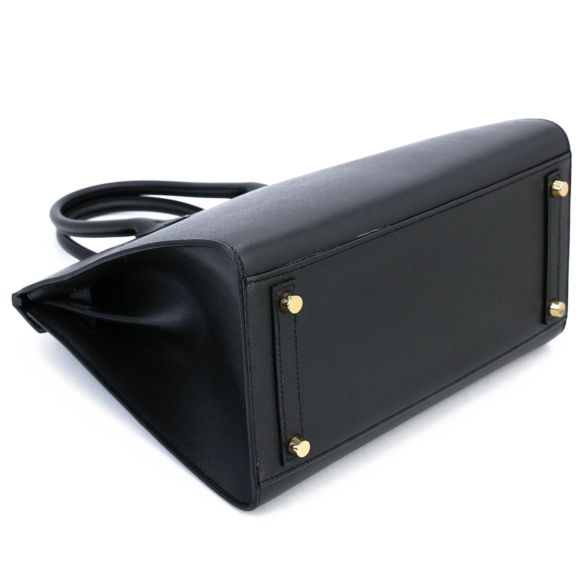 Very Good ( Rank A) HERMÈS Birkin 30 Sellier Noir (89) Madame Gold hardware D (2019) - 7