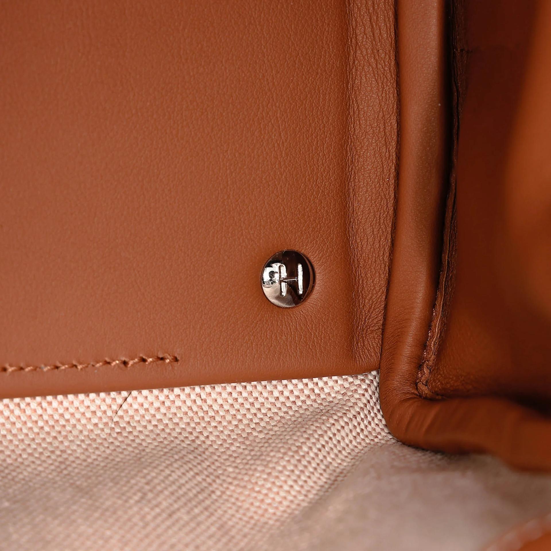 Brand New ( Rank N ) HERMÈS Limited Edition Birkin Cargo 25 Gold (37) Toile H canvas Swift Palladium hardware G (2026) - 21