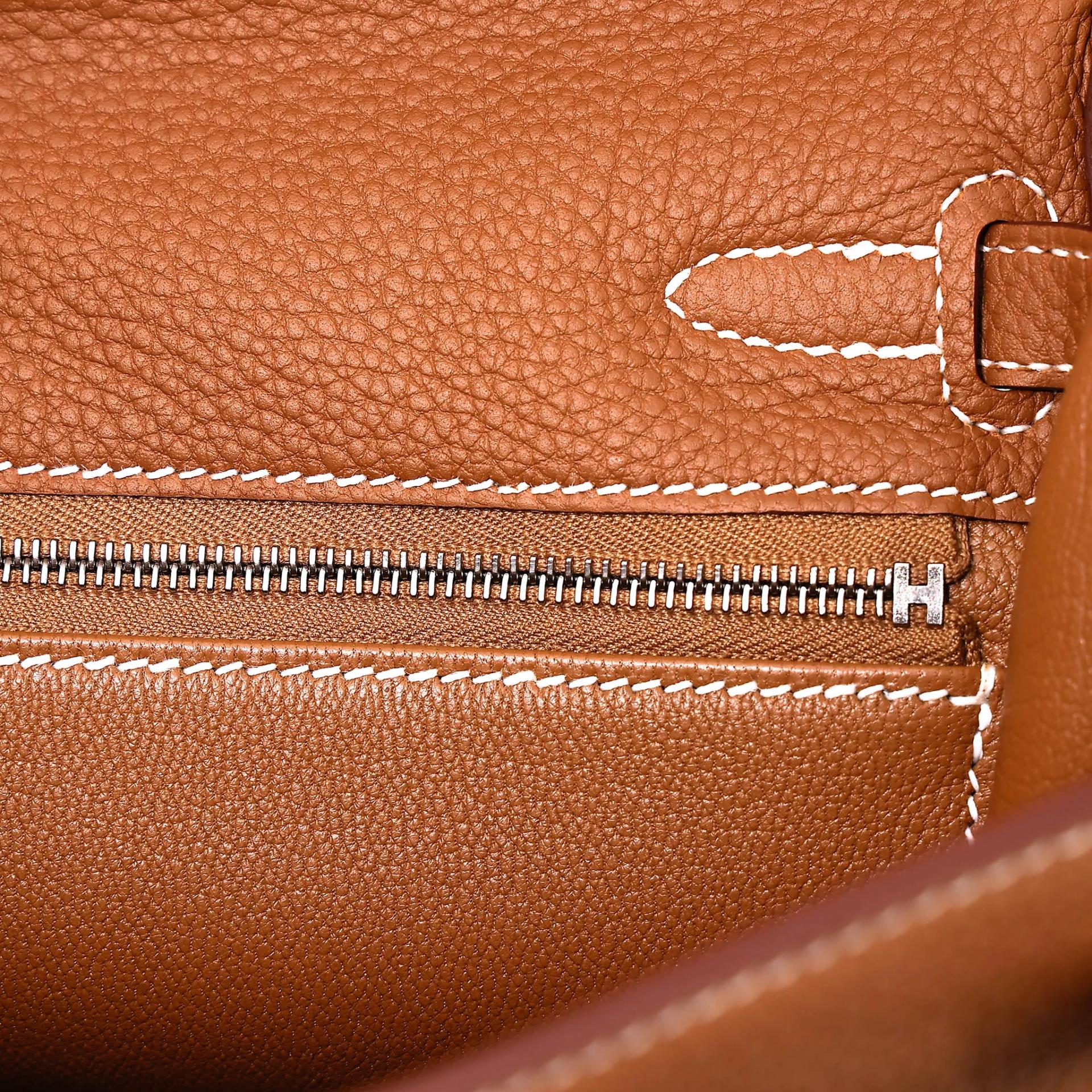 Brand New ( Rank N ) HERMÈS Kelly 25 Gold (37) Togo Palladium hardware G (2026) - 15