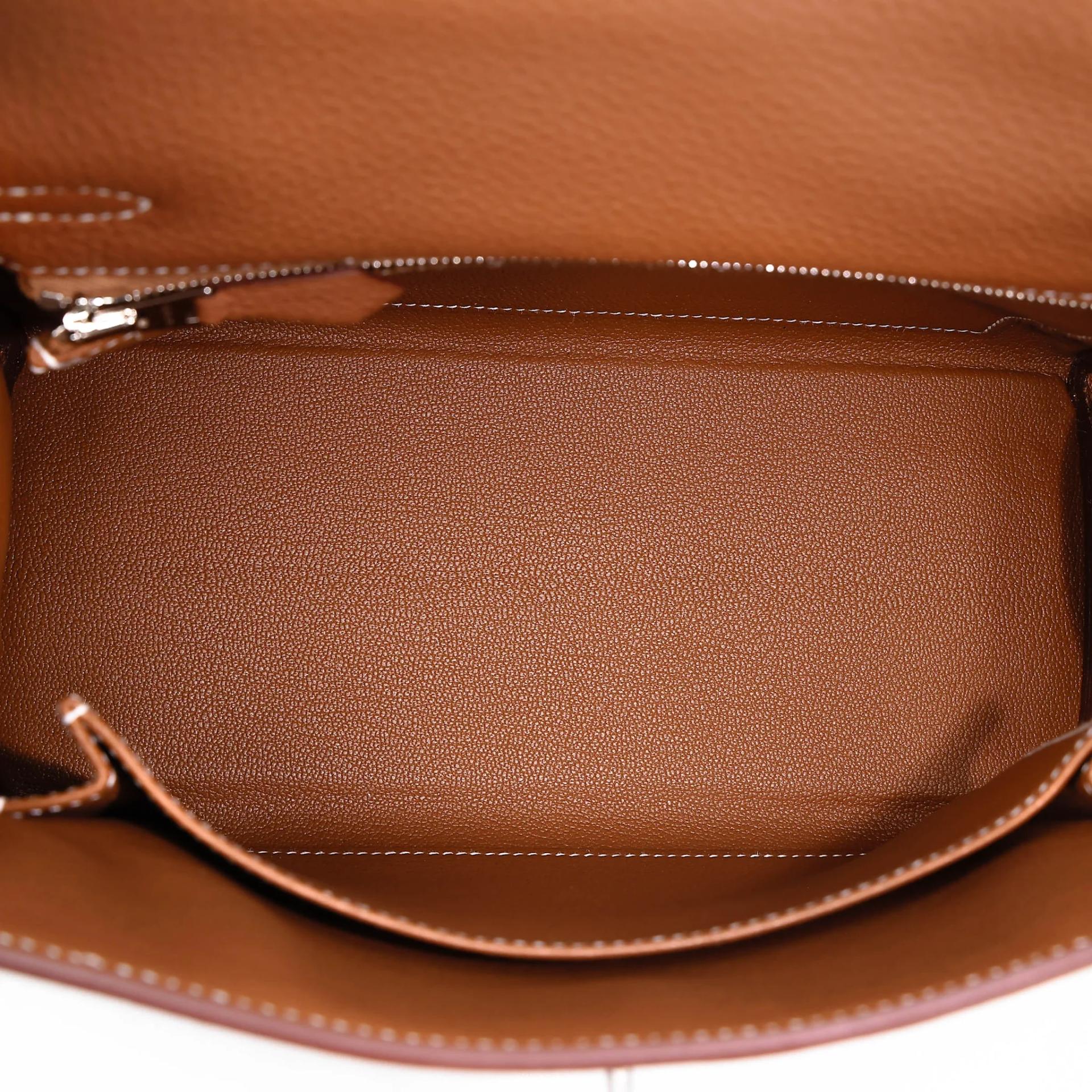 Brand New ( Rank N ) HERMÈS Kelly 25 Gold (37) Togo Palladium hardware G (2026) - 19