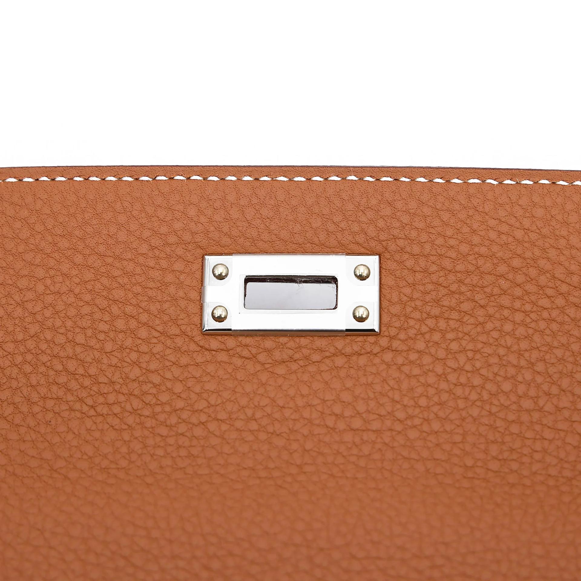 Brand New ( Rank N ) HERMÈS Kelly 25 Gold (37) Togo Palladium hardware G (2026) - 11