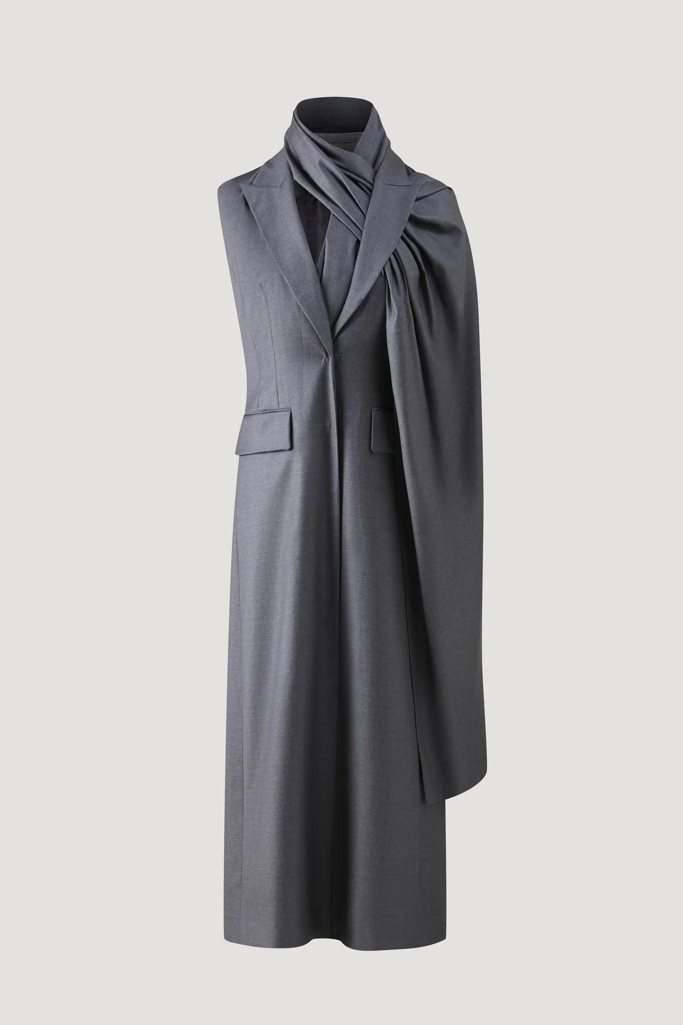 Four Seasons Wool Convertible Scarf Dress (EU 34)
