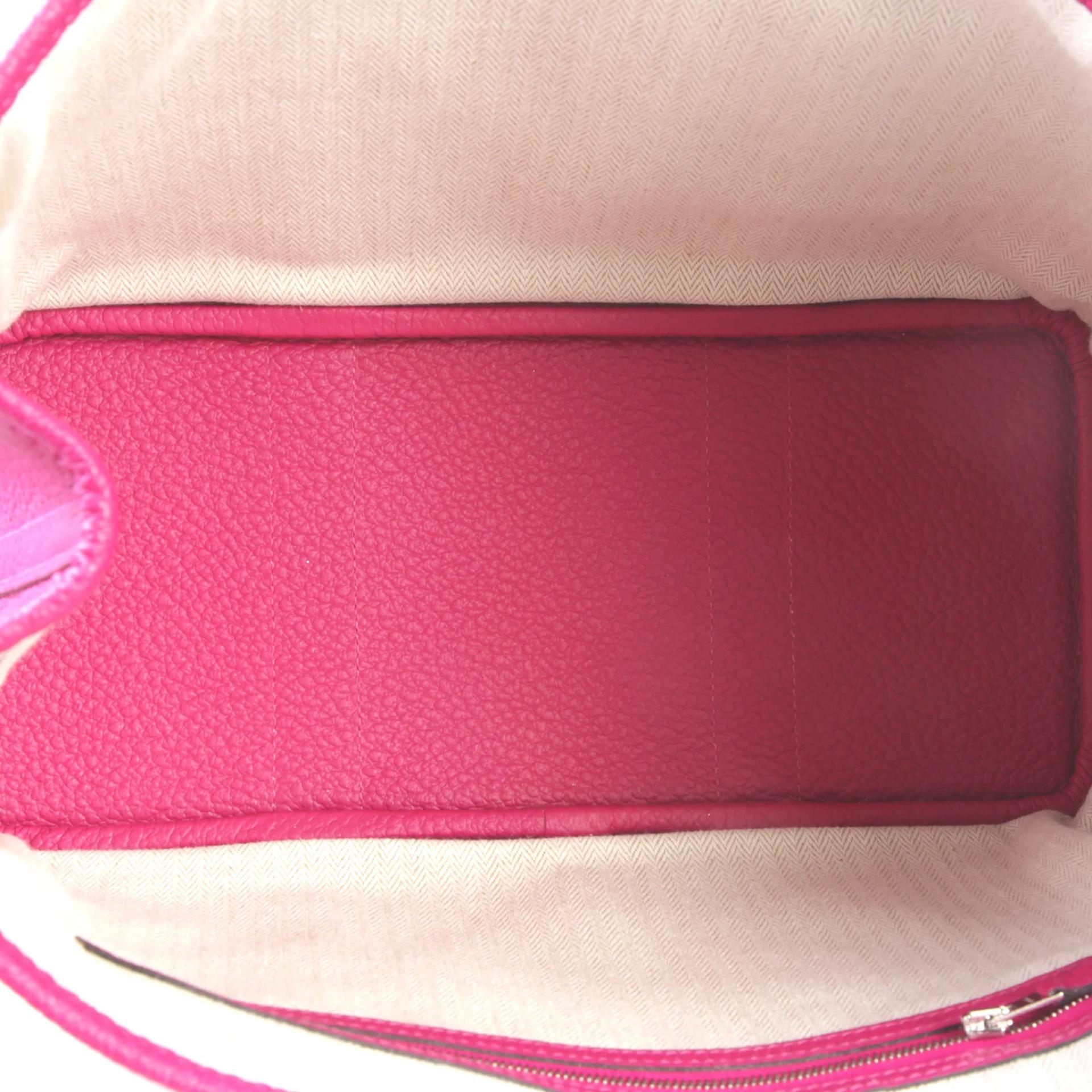 Unused ( Rank NS ) HERMÈS Garden Party TPM Rose Purple (L3) Negonda Palladium hardware Y (2020) - 8