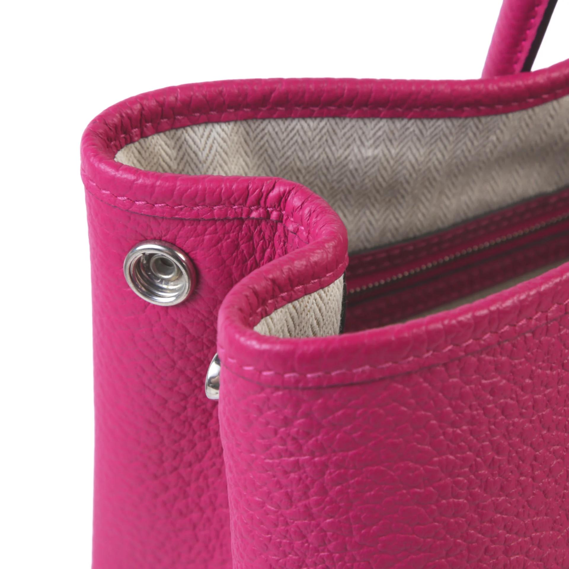 Unused ( Rank NS ) HERMÈS Garden Party TPM Rose Purple (L3) Negonda Palladium hardware Y (2020) - 10