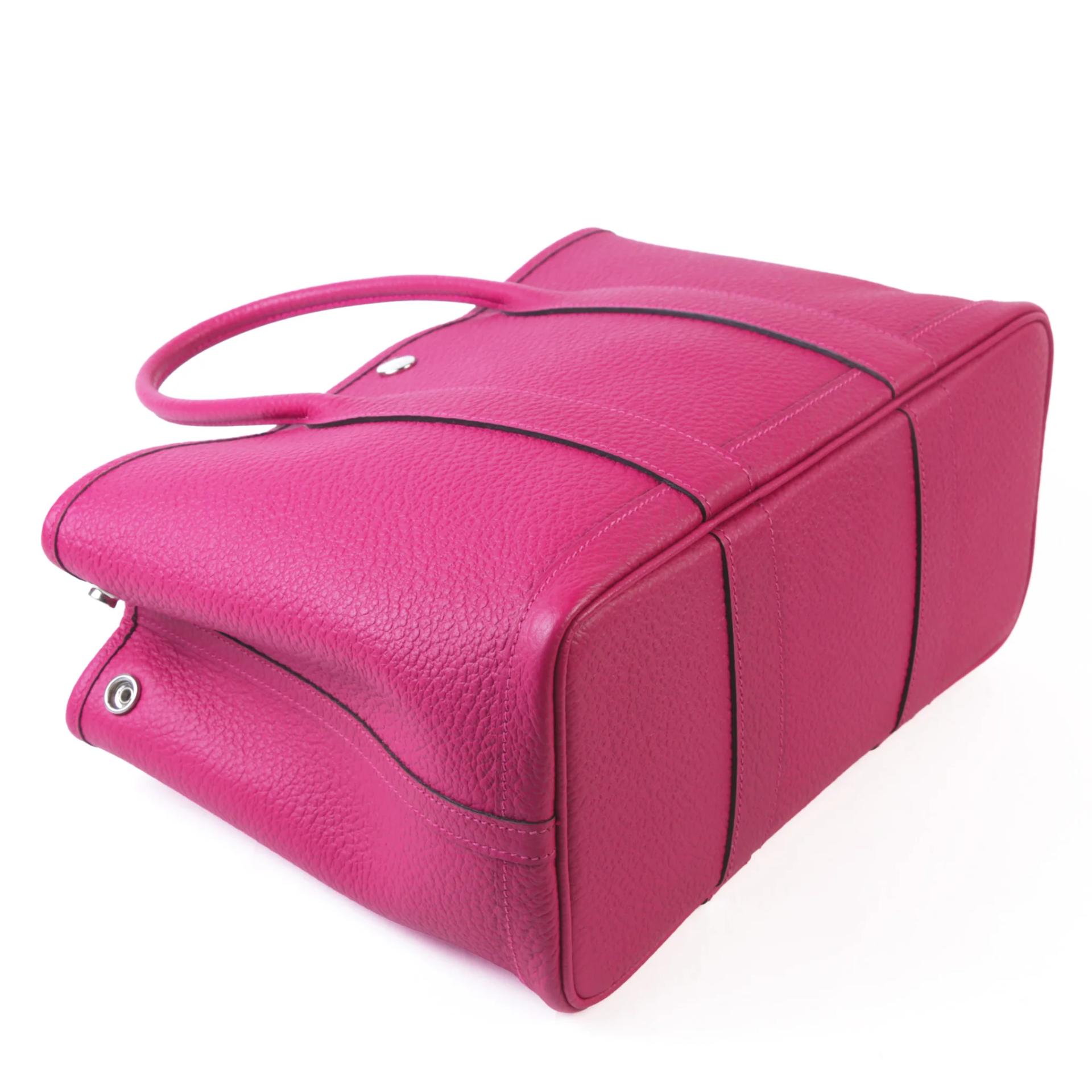 Unused ( Rank NS ) HERMÈS Garden Party TPM Rose Purple (L3) Negonda Palladium hardware Y (2020) - 4