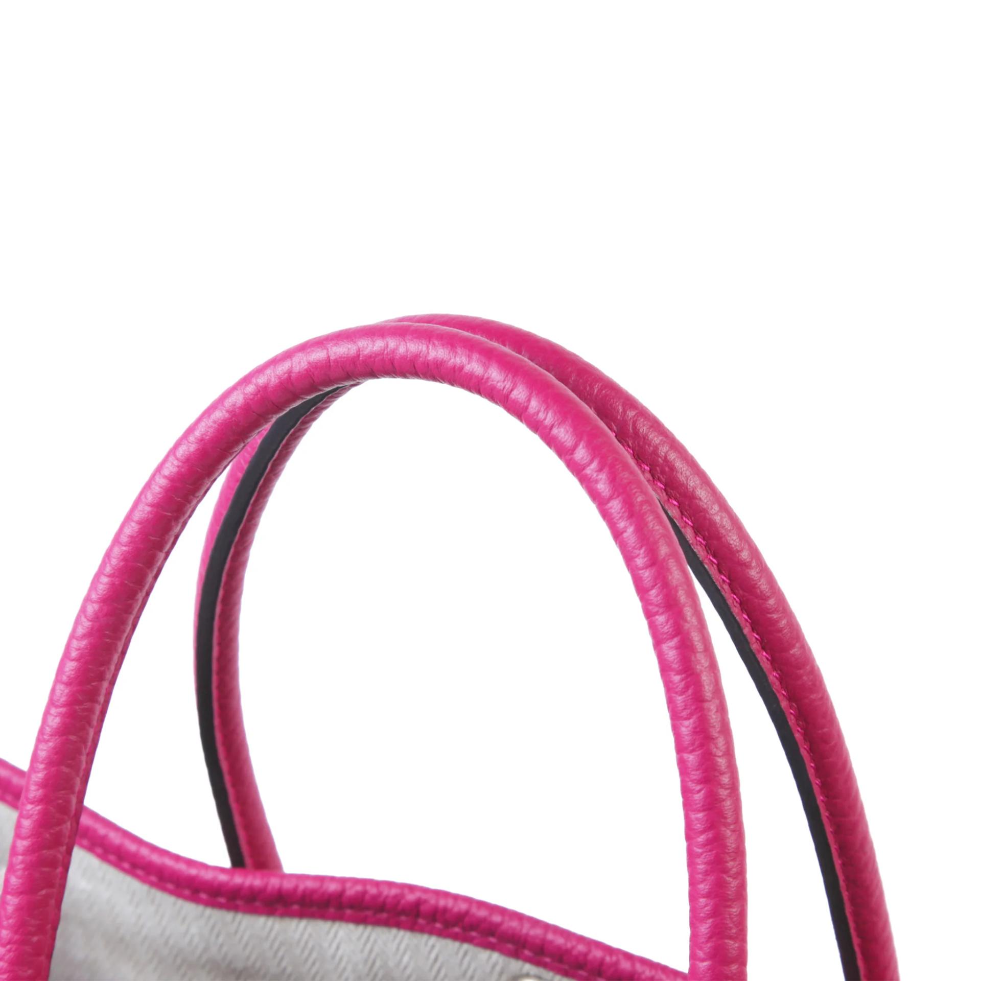 Unused ( Rank NS ) HERMÈS Garden Party TPM Rose Purple (L3) Negonda Palladium hardware Y (2020) - 3