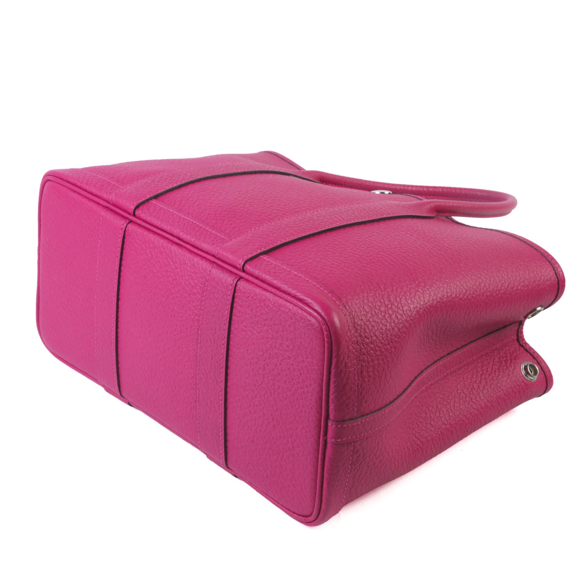 Unused ( Rank NS ) HERMÈS Garden Party TPM Rose Purple (L3) Negonda Palladium hardware Y (2020) - 7