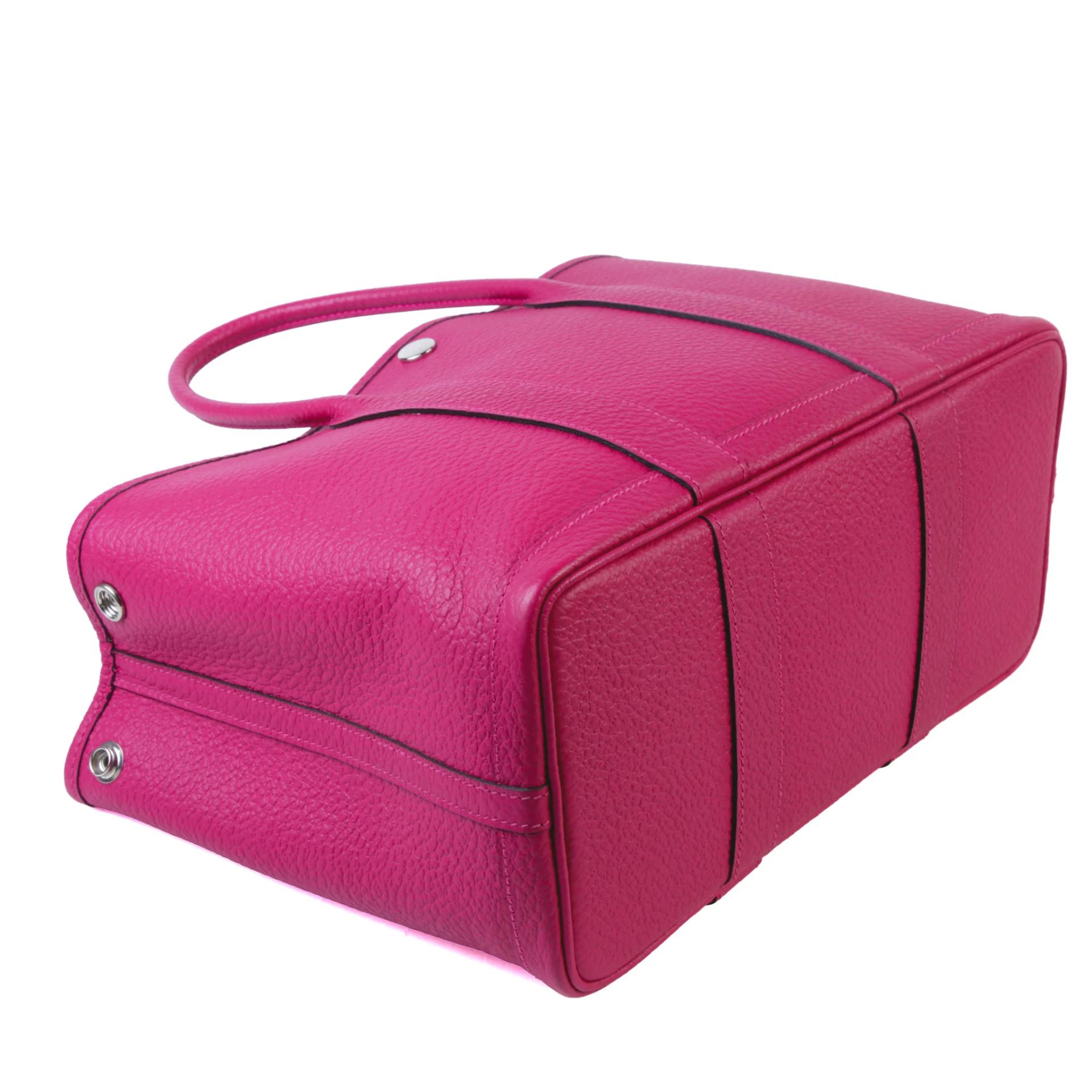 Unused ( Rank NS ) HERMÈS Garden Party TPM Rose Purple (L3) Negonda Palladium hardware Y (2020) - 6