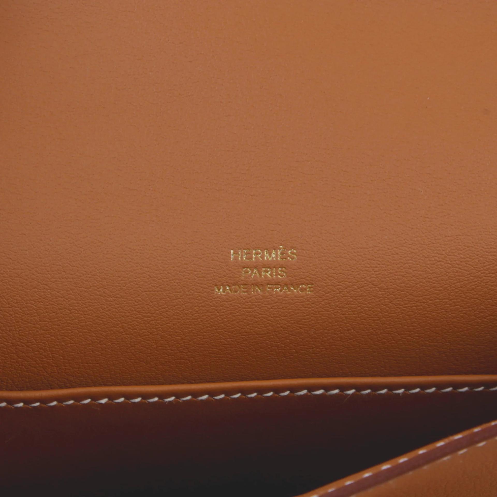 Brand New ( Rank N ) HERMÈS Kelly Pochette Gold (37) Swift Gold hardware G (2026) - 10