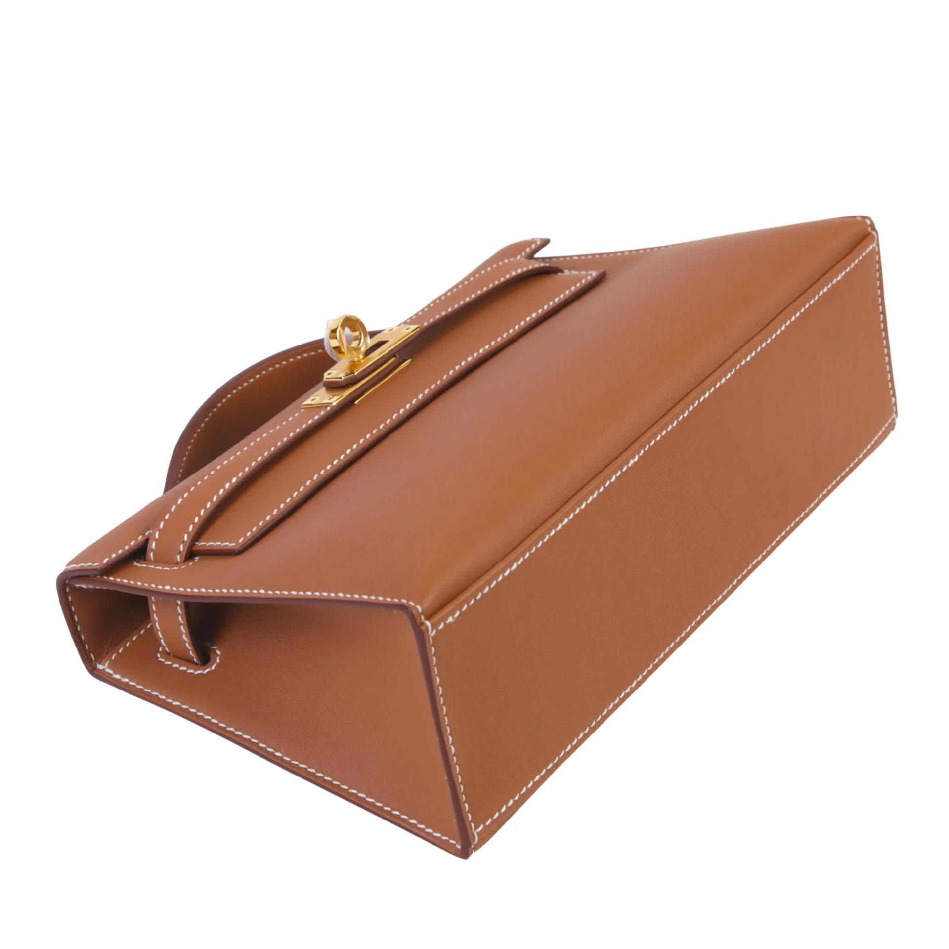 Brand New ( Rank N ) HERMÈS Kelly Pochette Gold (37) Swift Gold hardware G (2026) - 4