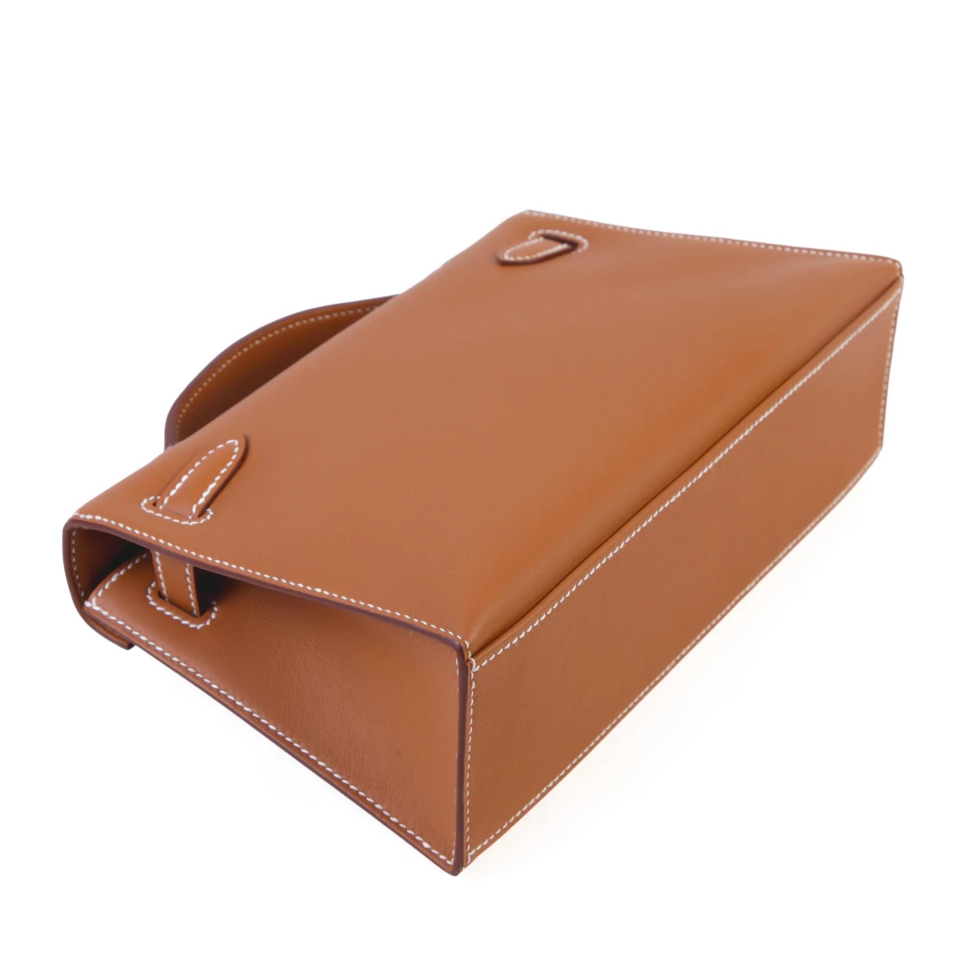 Brand New ( Rank N ) HERMÈS Kelly Pochette Gold (37) Swift Gold hardware G (2026) - 6