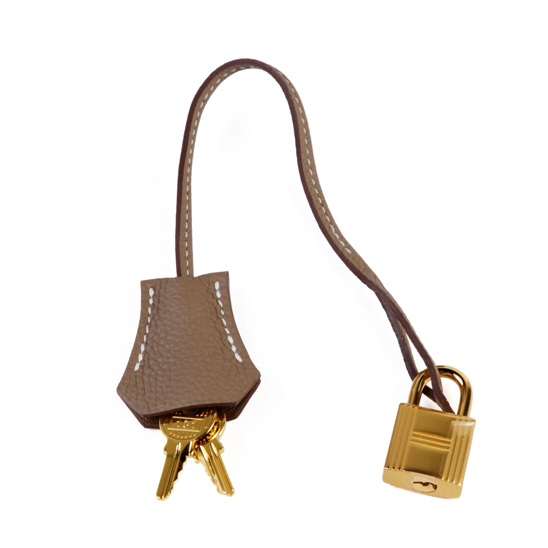 Brand New ( Rank N ) HERMÈS Birkin 30 Etoupe (18) Togo Gold hardware G (2026) - 14