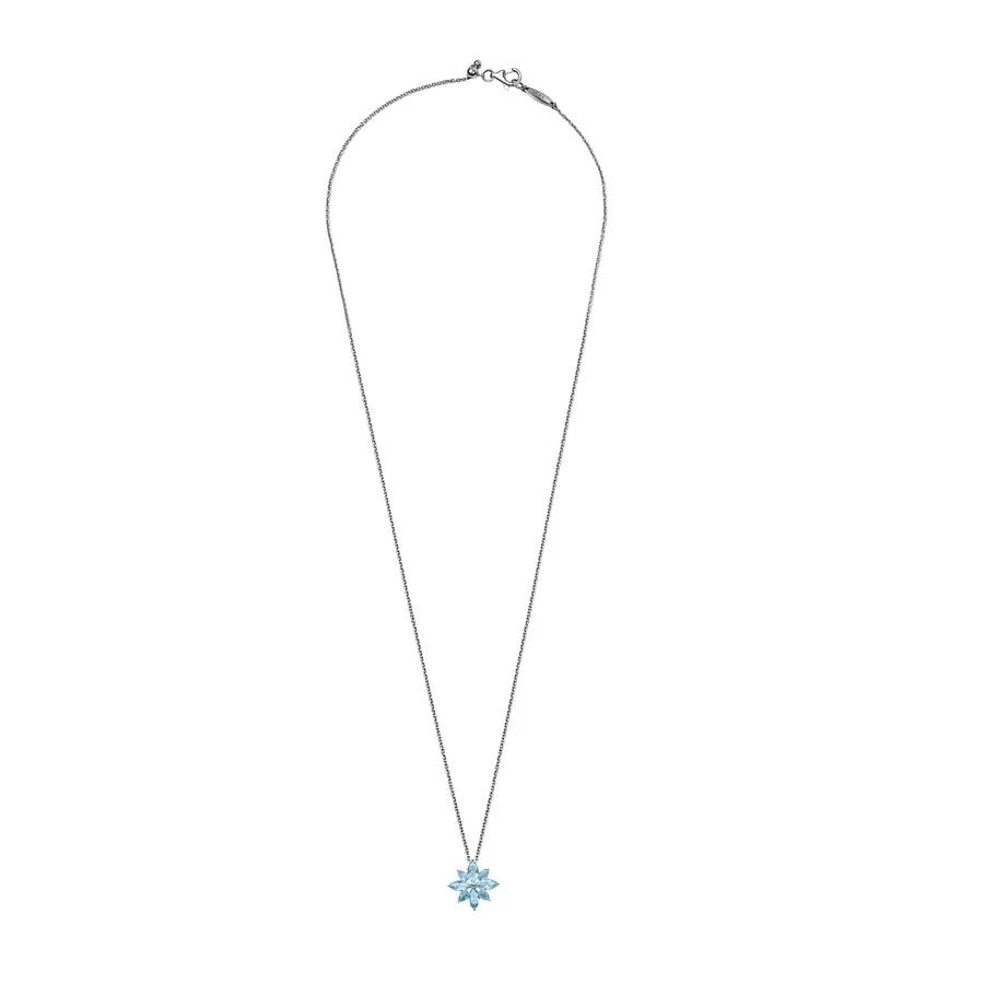 Brand New ( Rank N ) Mira Lumière Star 18K Lab-Grown Spinel Necklace 18K White Gold - 3