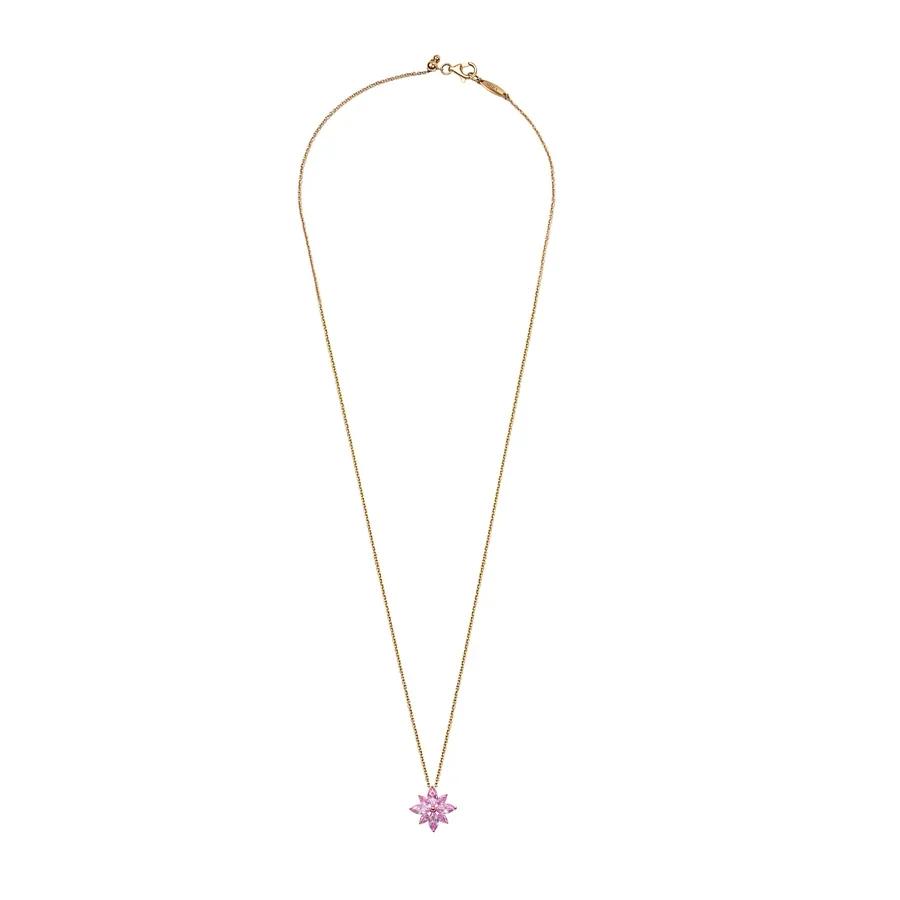 Brand New ( Rank N ) Mira Lumière Star 18K Lab-Grown Pink Sapphire Necklace 18K Rose Gold - 3