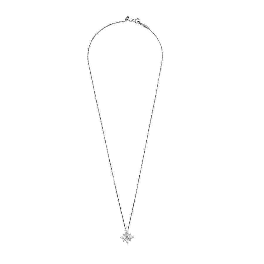 Brand New ( Rank N ) Mira Lumière Star 18K Lab-Grown Diamond Necklace 18K White Gold - 3