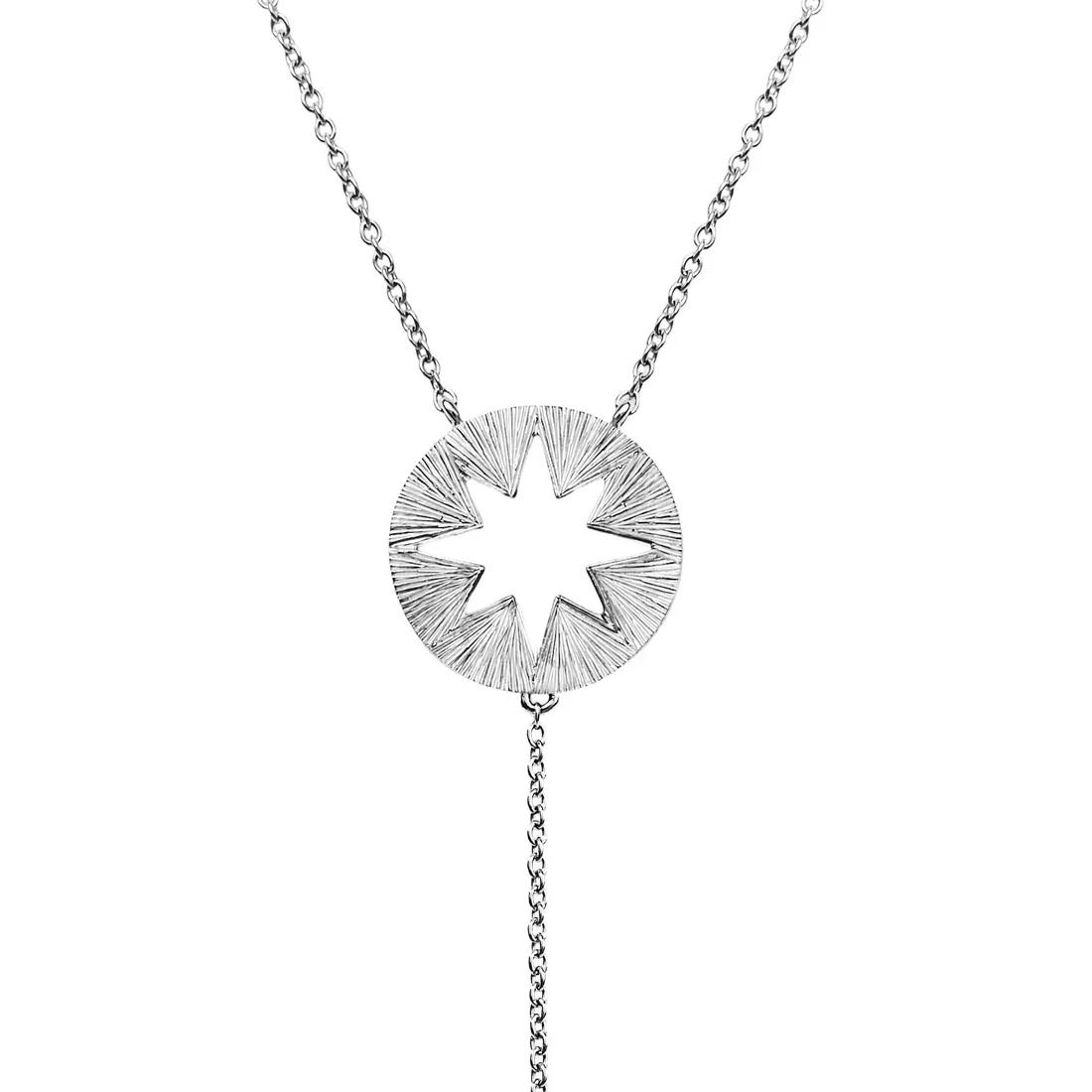 Brand New ( Rank N ) Mira Souhait Necklace 18K lab-grown sapphire necklace 18K White Gold - 3