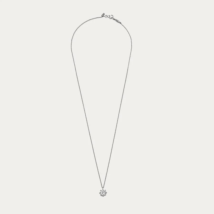 Brand New ( Rank N ) Mira The MIRA 18K Lab-Grown Diamond Necklace 18K White Gold - 4
