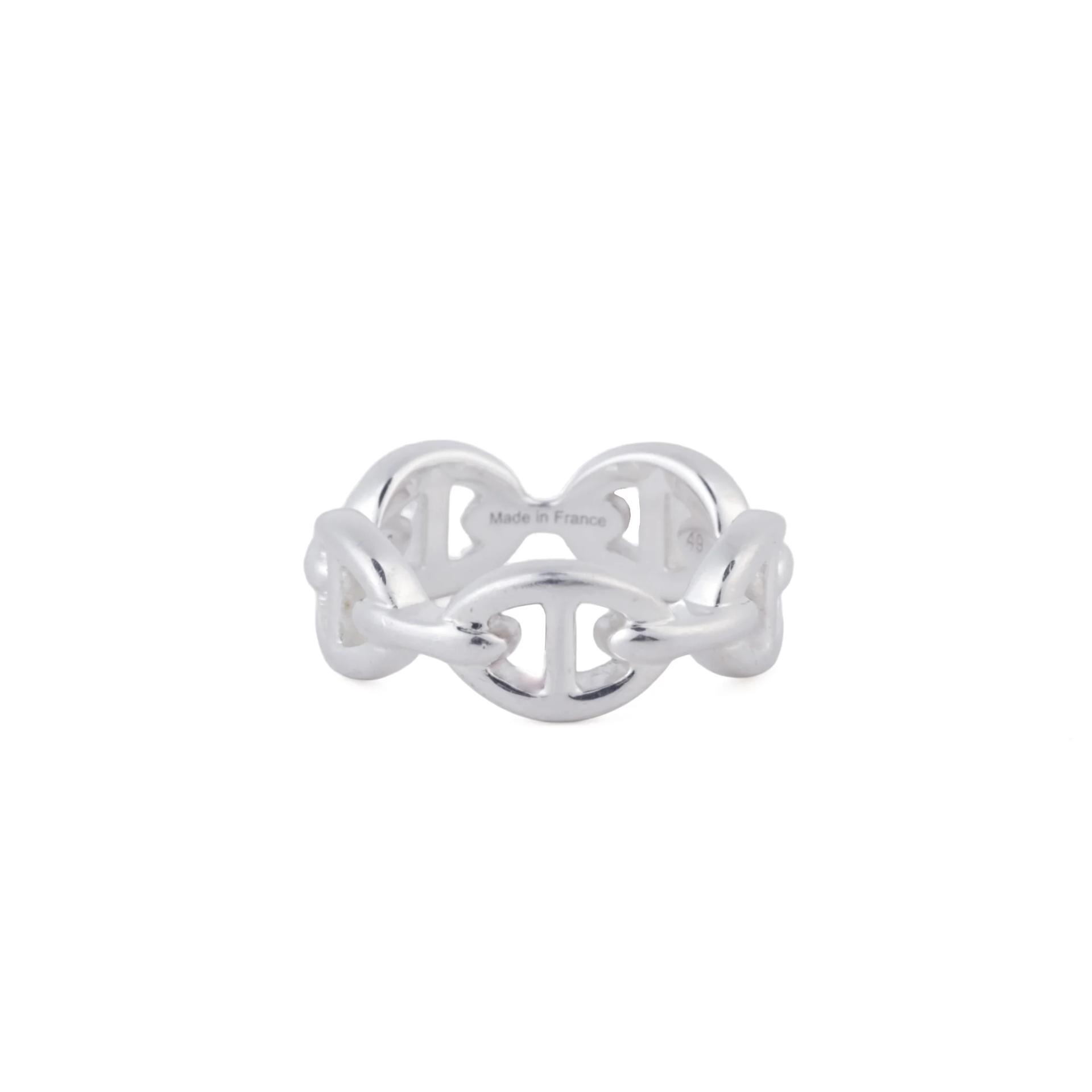 Ring Chaine D'ancre Enchainee PM Silver