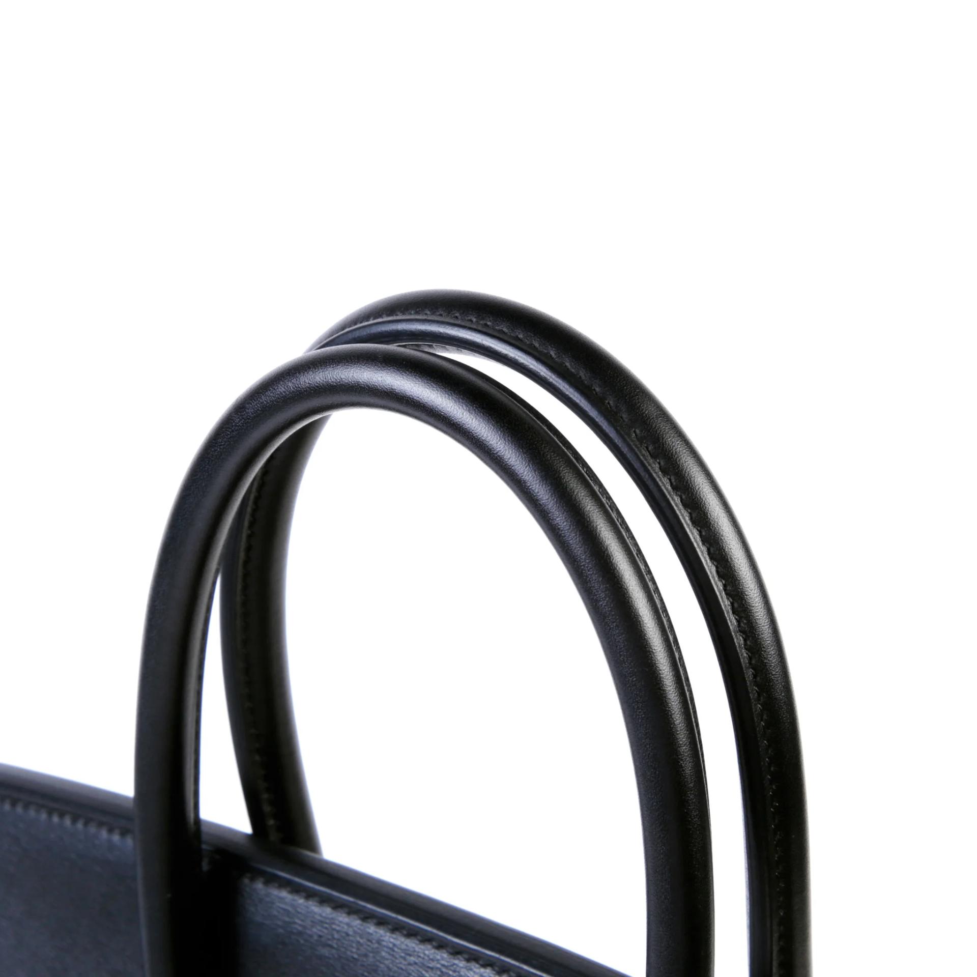 Excellent ( Rank SA ) HERMÈS Limited Edition Birkin 35 De Camp Dechainee Noir (89) Swift Toile Camp canvas Palladium hardware C (2018) - 3