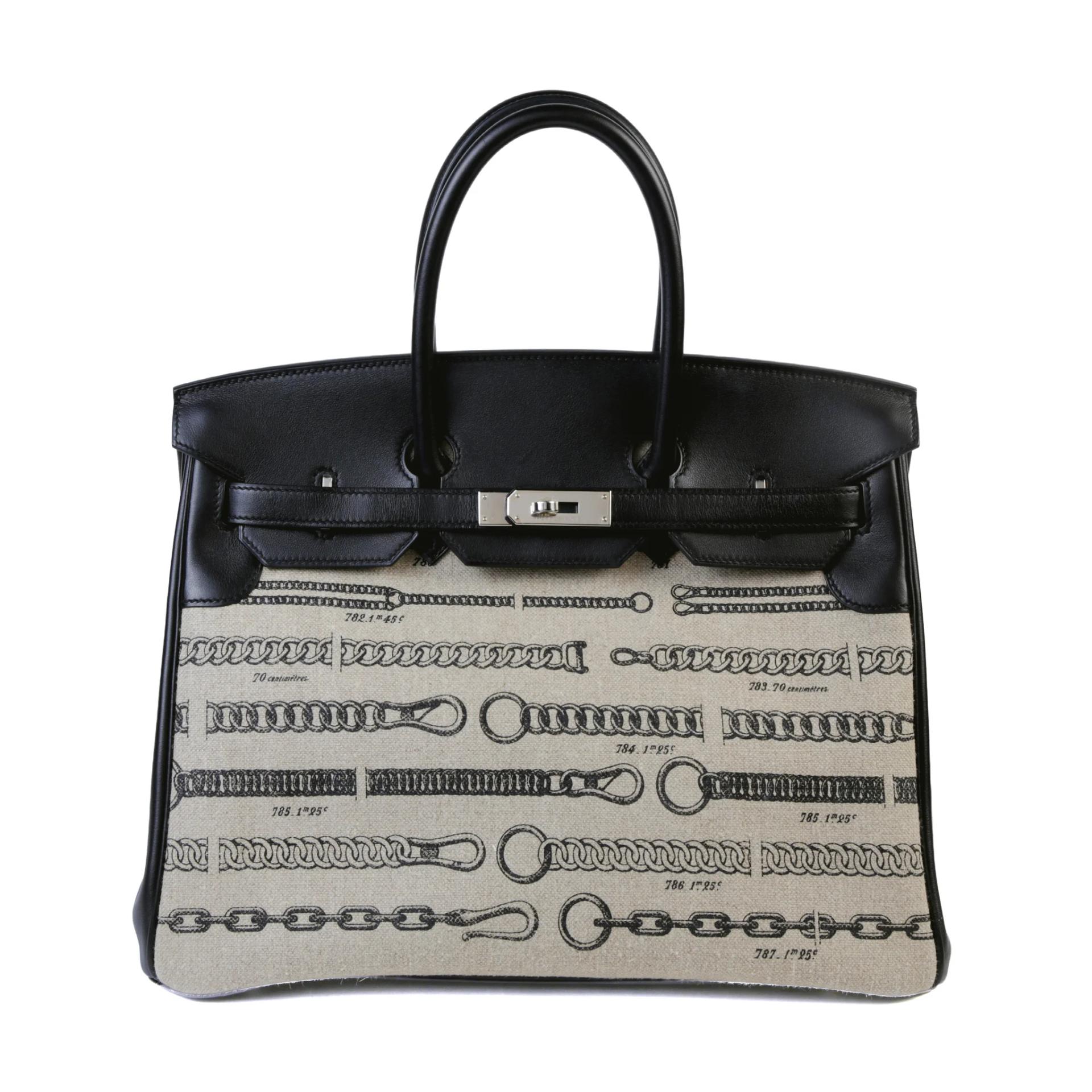 Birkin 35 De Camp Dechainee Noir (89)