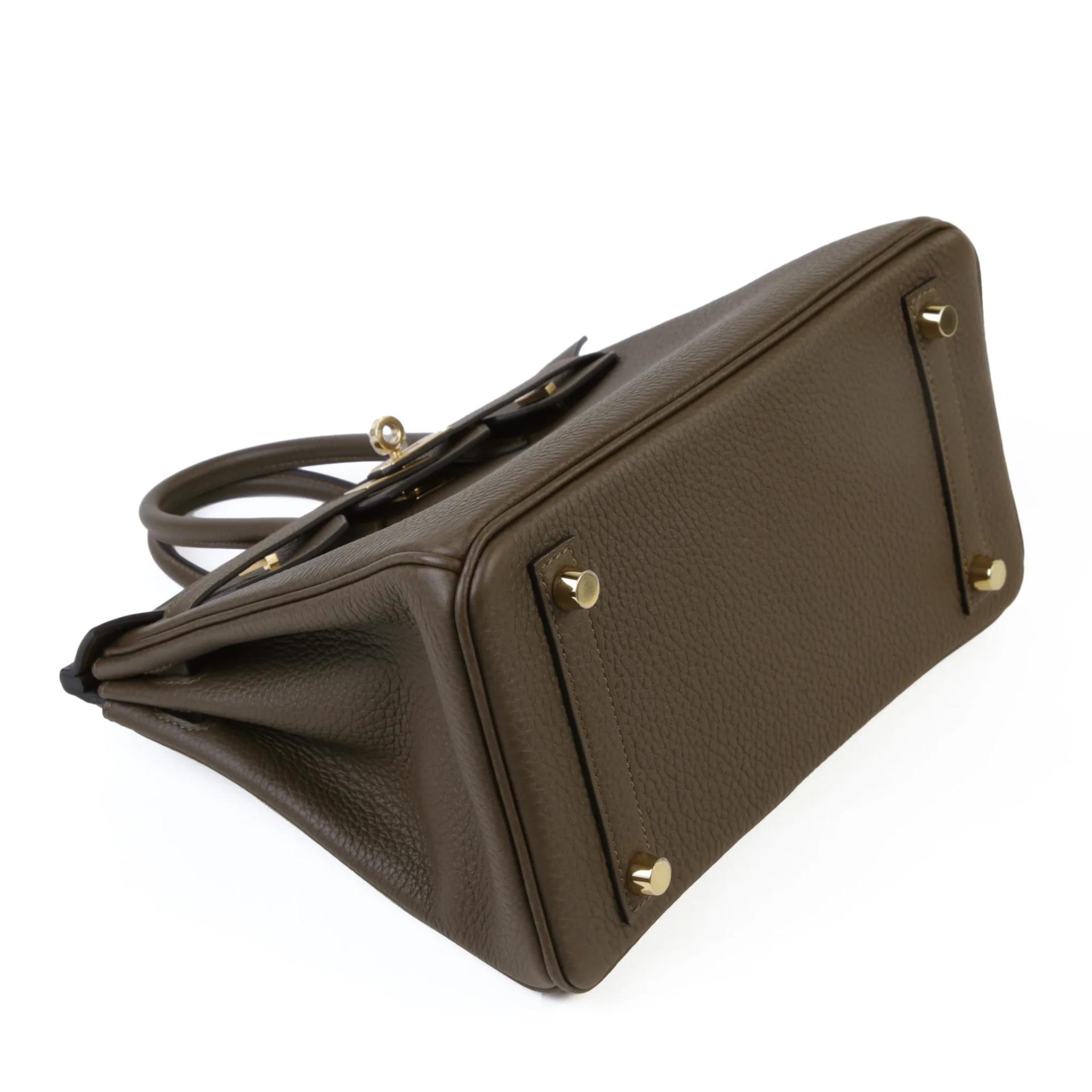 Brand New ( Rank N ) HERMÈS Birkin 25 Vert Loden (V8) Togo Permabrass hardware G (2026) - 4