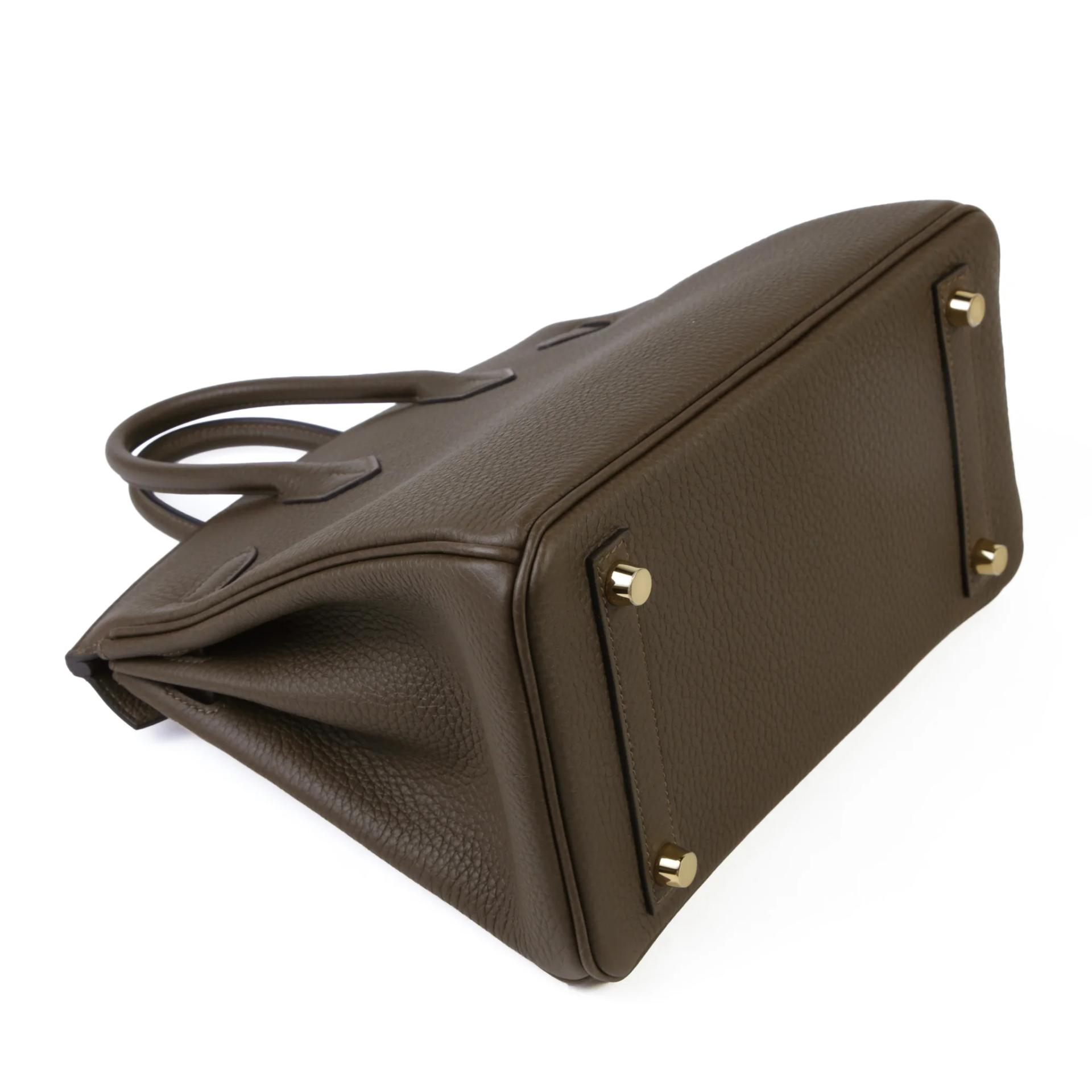 Brand New ( Rank N ) HERMÈS Birkin 25 Vert Loden (V8) Togo Permabrass hardware G (2026) - 6
