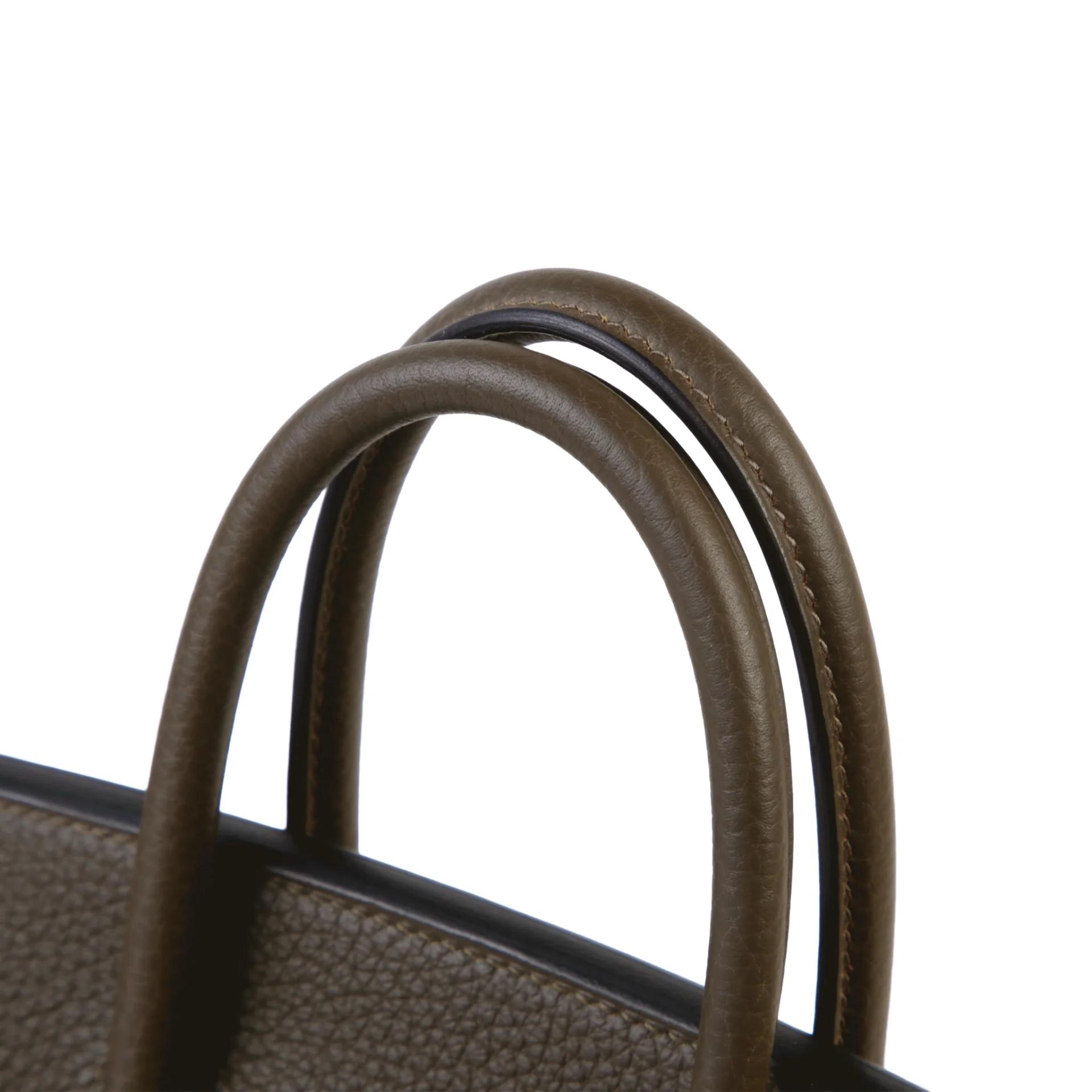 Brand New ( Rank N ) HERMÈS Birkin 25 Vert Loden (V8) Togo Permabrass hardware G (2026) - 3