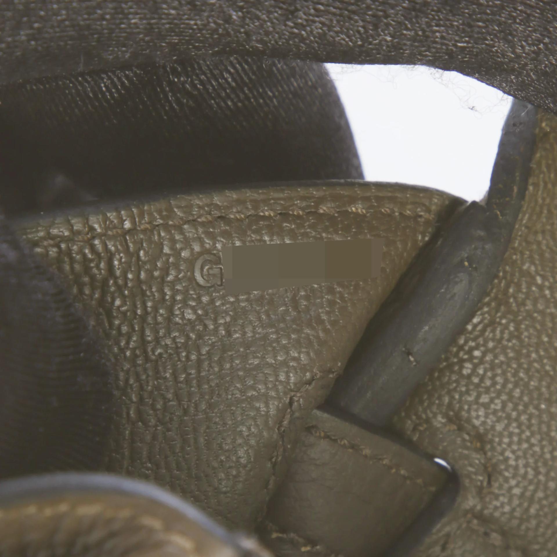 Brand New ( Rank N ) HERMÈS Birkin 25 Vert Loden (V8) Togo Permabrass hardware G (2026) - 13
