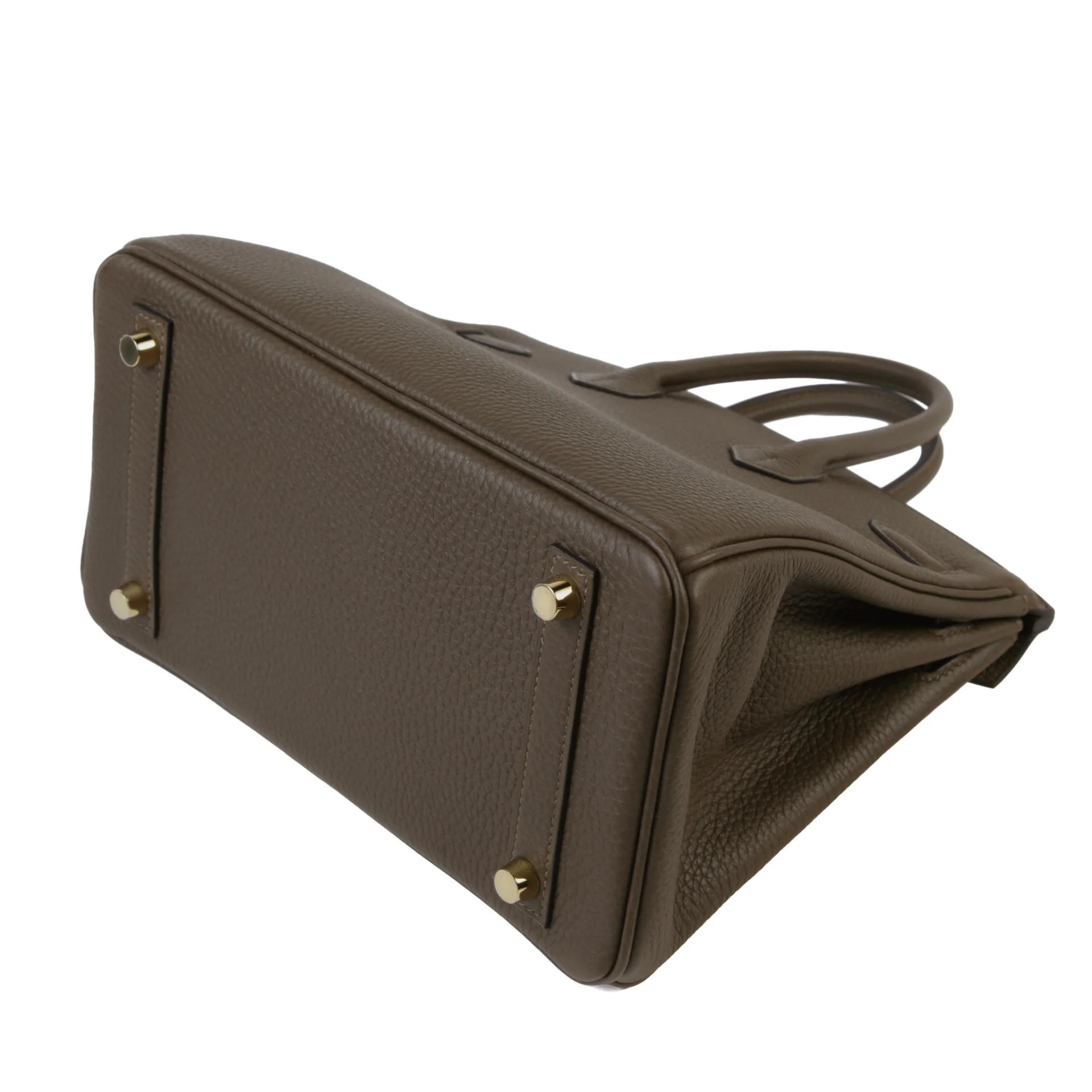 Brand New ( Rank N ) HERMÈS Birkin 25 Vert Loden (V8) Togo Permabrass hardware G (2026) - 7