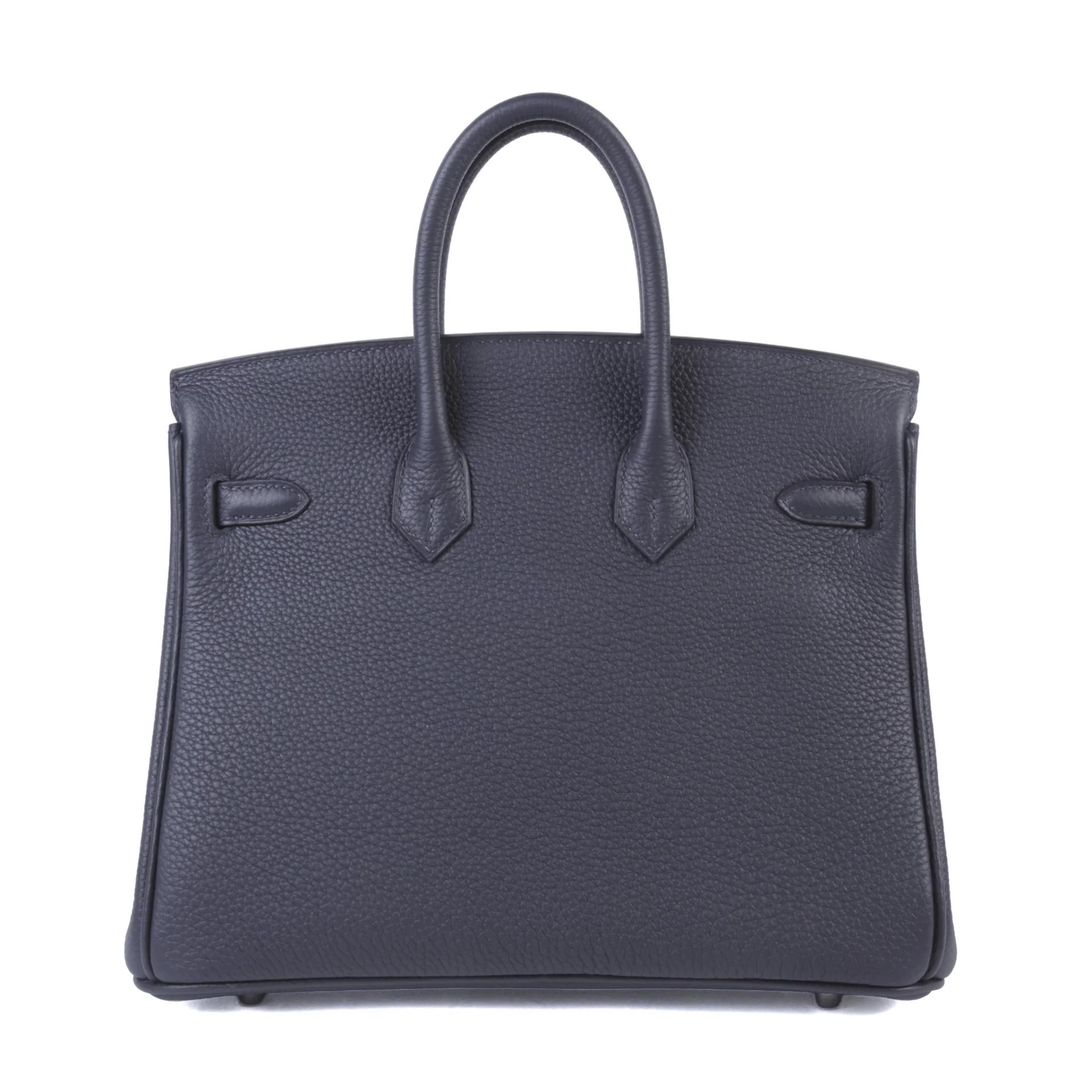 Brand New ( Rank N ) HERMÈS Birkin 25 Bleu Nuit (2Z) Togo Palladium hardware G (2026) - 2