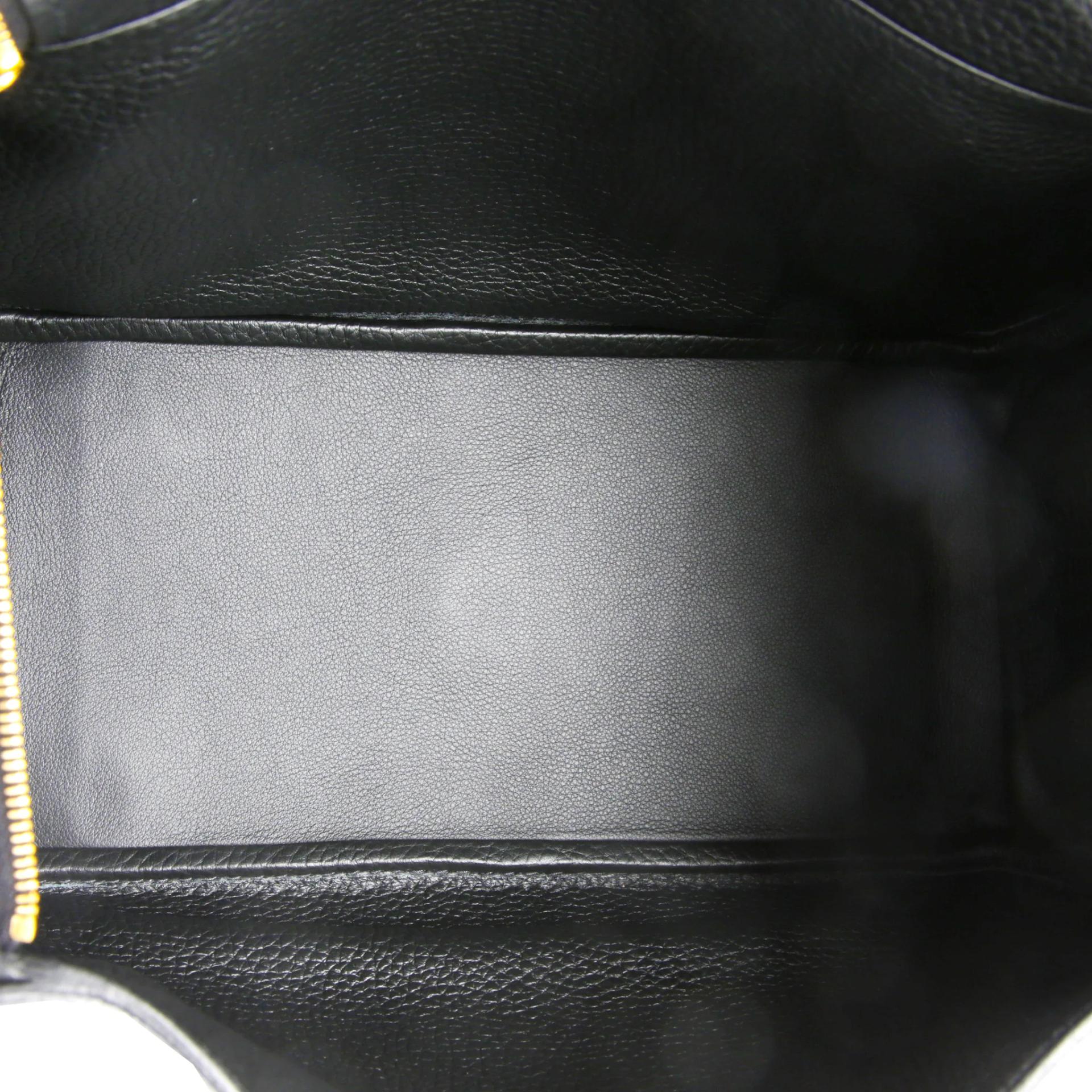 Unused ( Rank NS ) HERMÈS Lindy 26 Touch Noir (89) Clemence Matte Porosus Crocodile Gold hardware U (2022) - 11