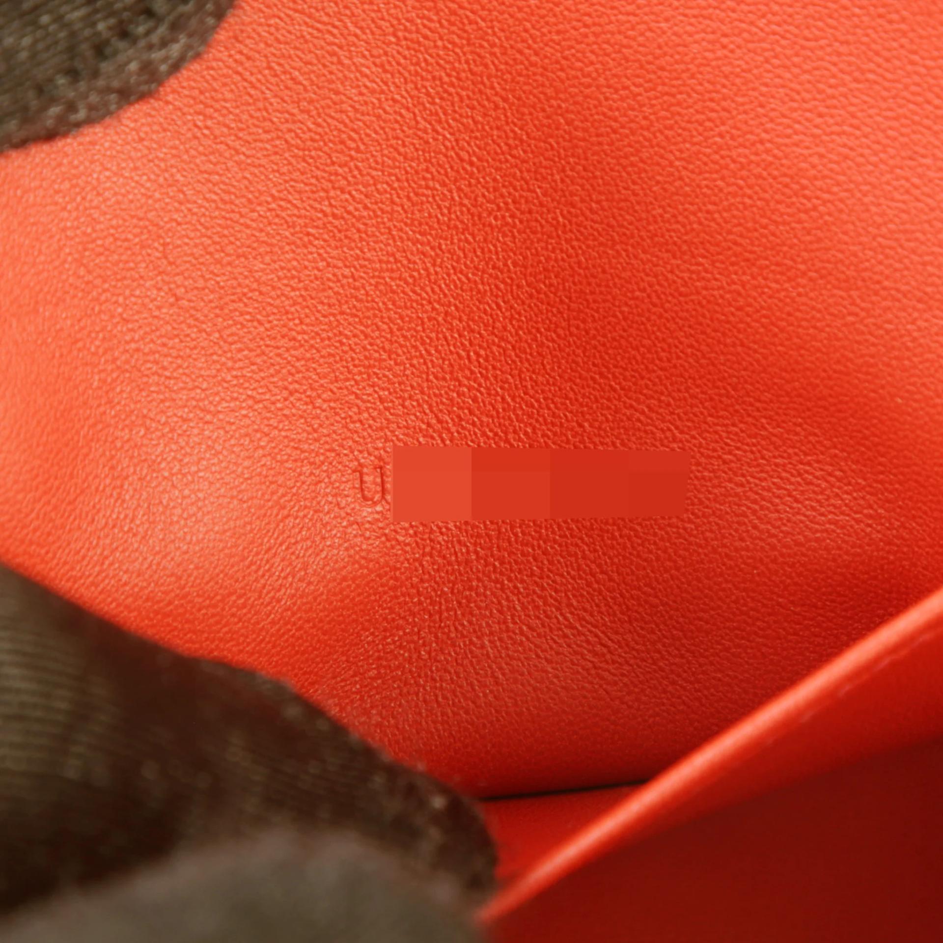 Unused ( Rank NS ) HERMÈS Mini Bolide 1923 Geranium (D5) Matte Alligator Gold hardware U (2022) - 11